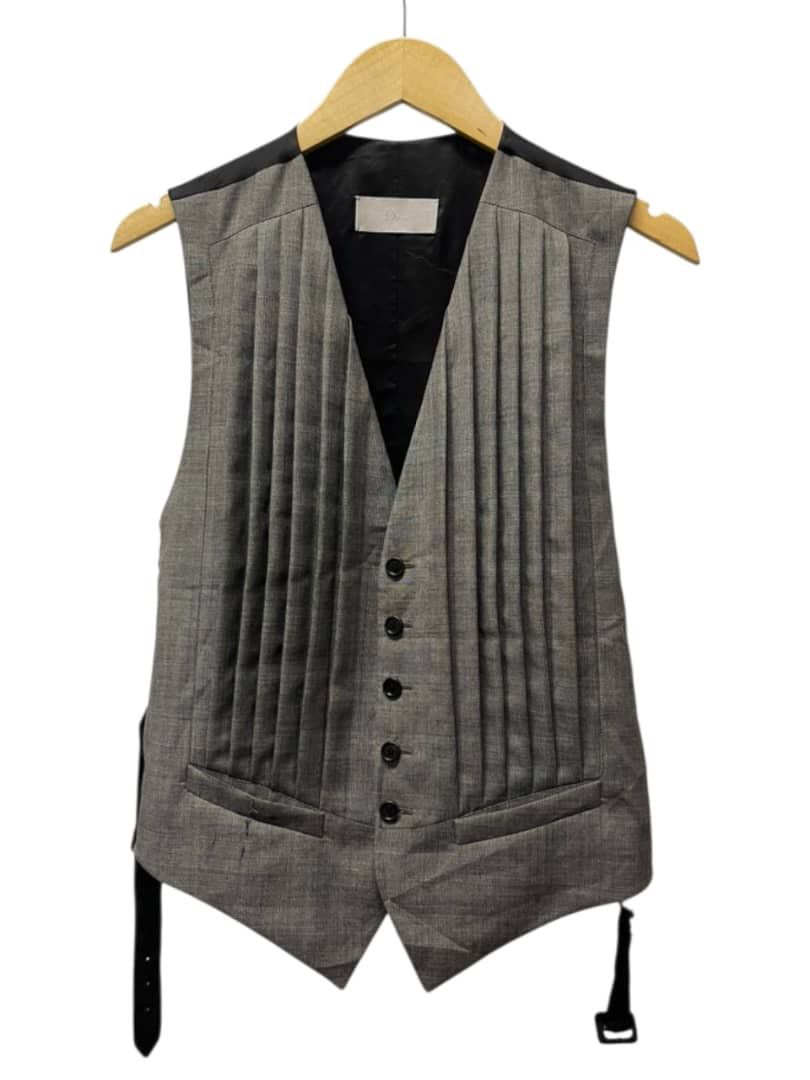Dior Dior Homme x Hide Slimane Pleated Vest Size 46R - 2 Thumbnail