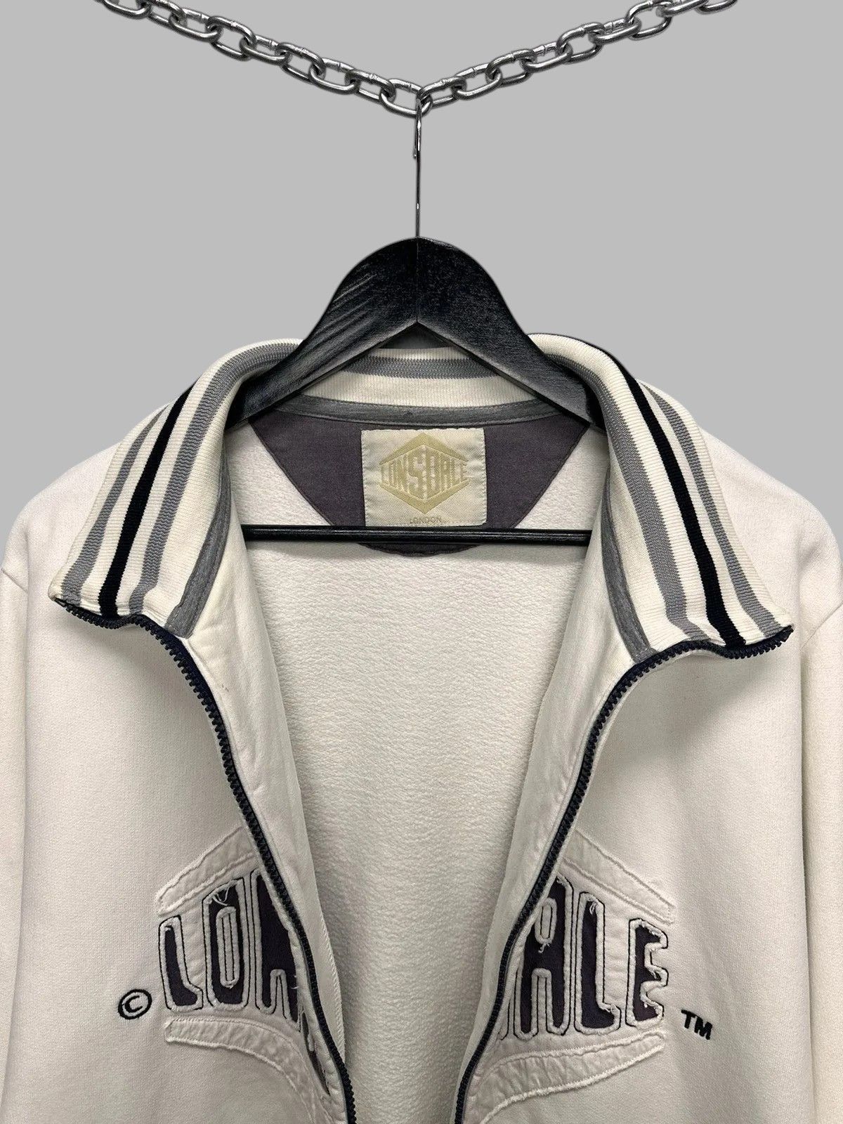 Lonsdale Diesel style Y2k Inspired Lonsdale Vintage White Sweatshirt Size US M / EU 48-50 / 2 - 7 Thumbnail