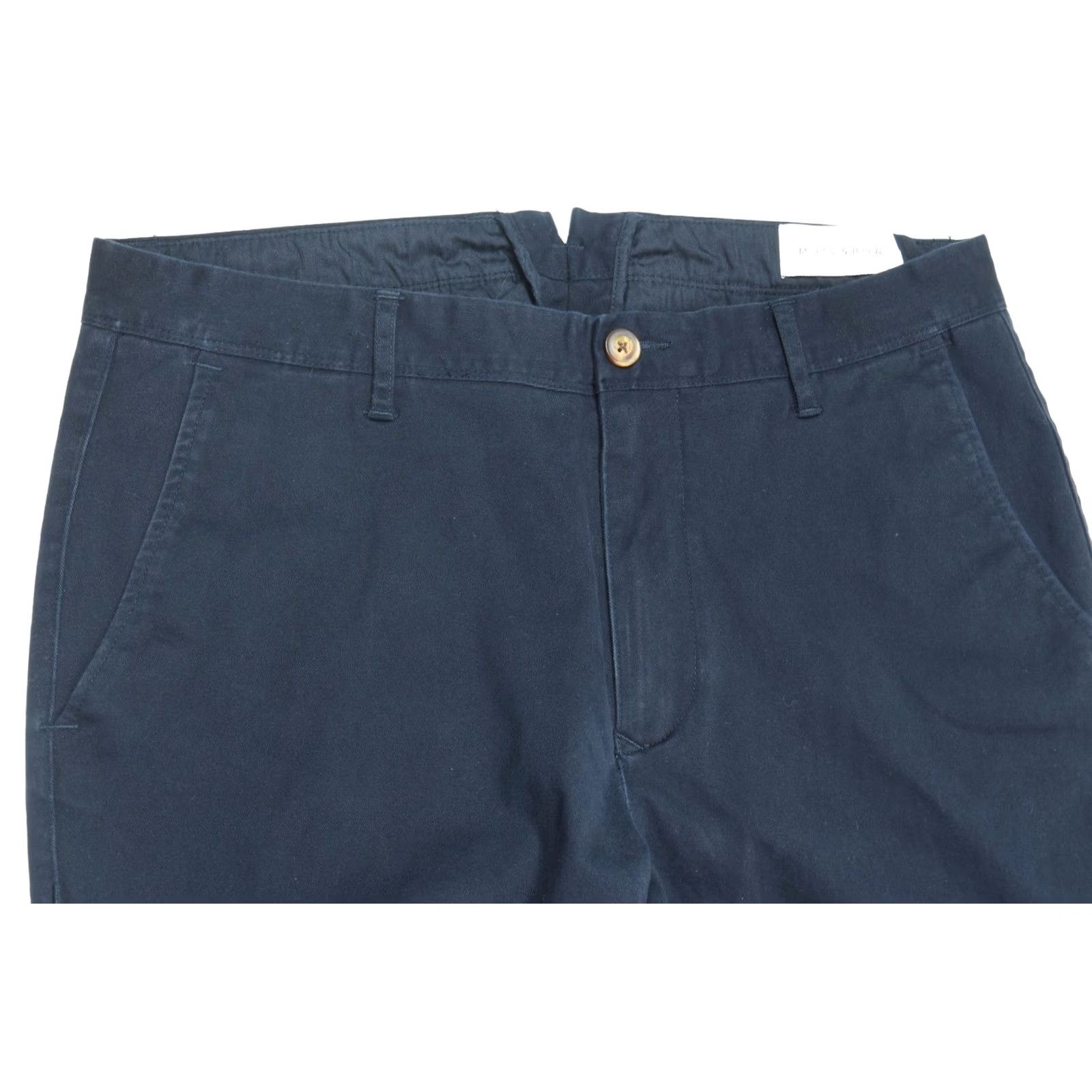 Mott & Bow MOTT & BOW Twill Chino Charles Pants Navy Blue Slim Fit Cotton Shirt Pants Mens 33x32 Navy Blue Slim Fit Cotton Size US 33 - 3 Thumbnail