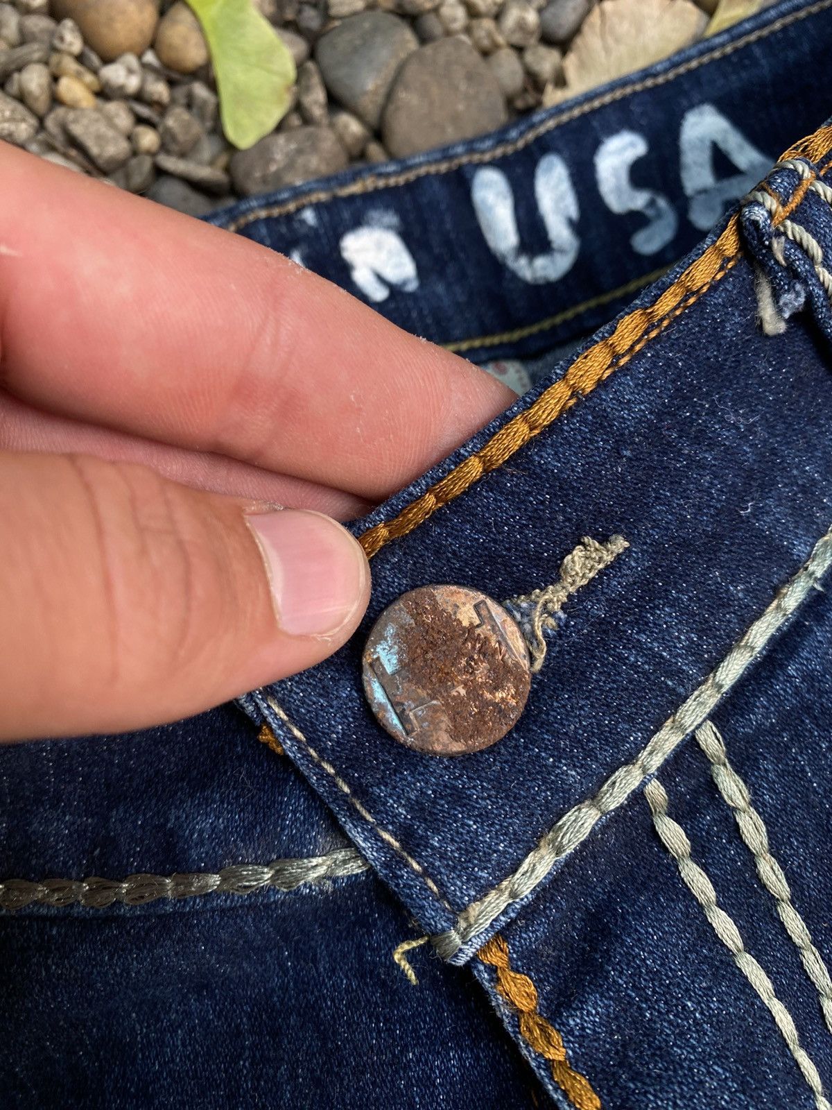 True Religion × Vintage Vintage True Religion Y2K Jeans Size 24" / US 00 / IT 34 - 10 Thumbnail