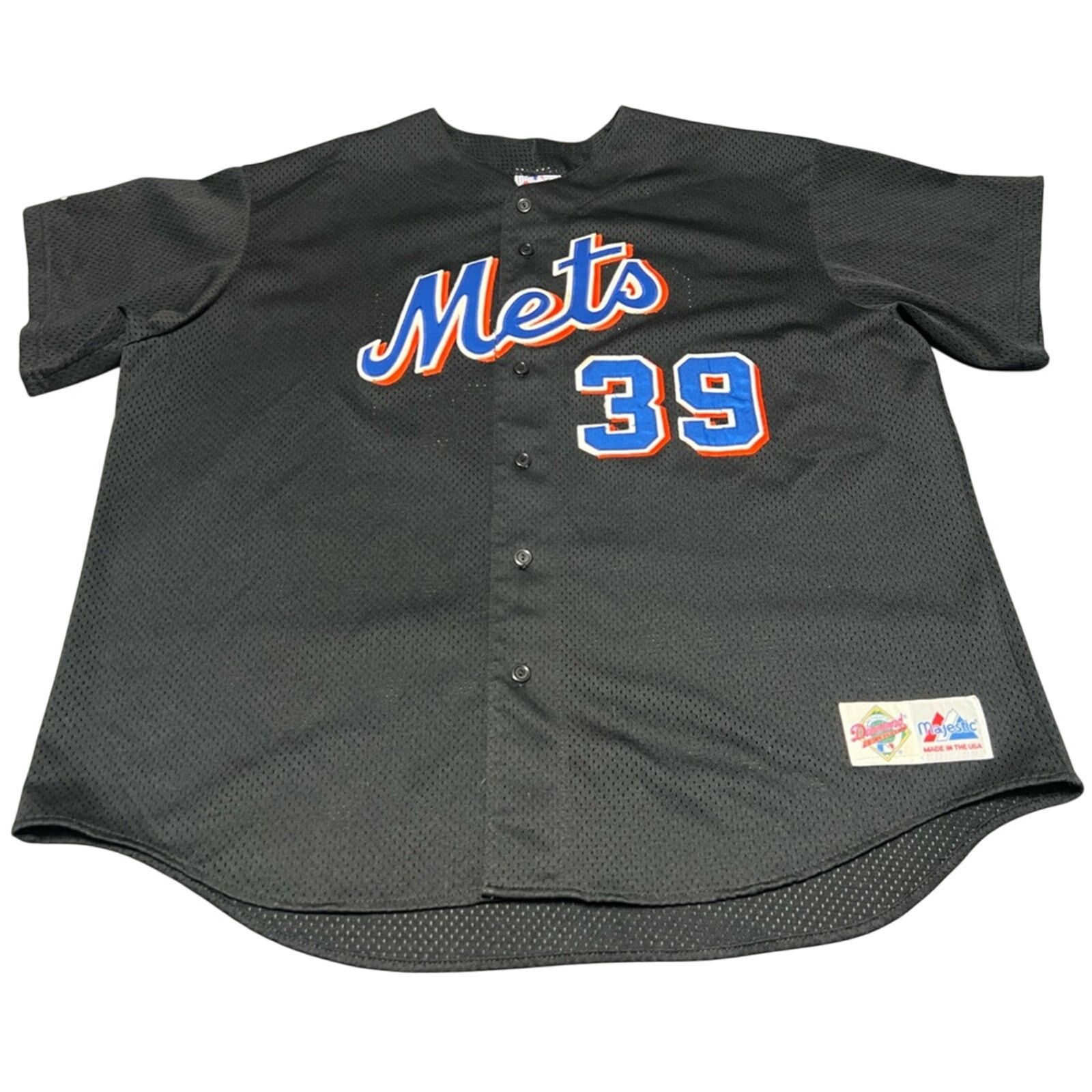 Majestic VINTAGE New York Mets #39 Diamond Collection Jersey Made USA Size US XXL / EU 58 / 5 - 1 Thumbnail