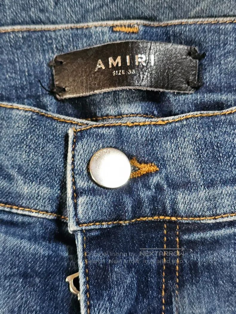 Amiri Amiri Washed Hole Denim Jeans Size US 33 - 6 Thumbnail