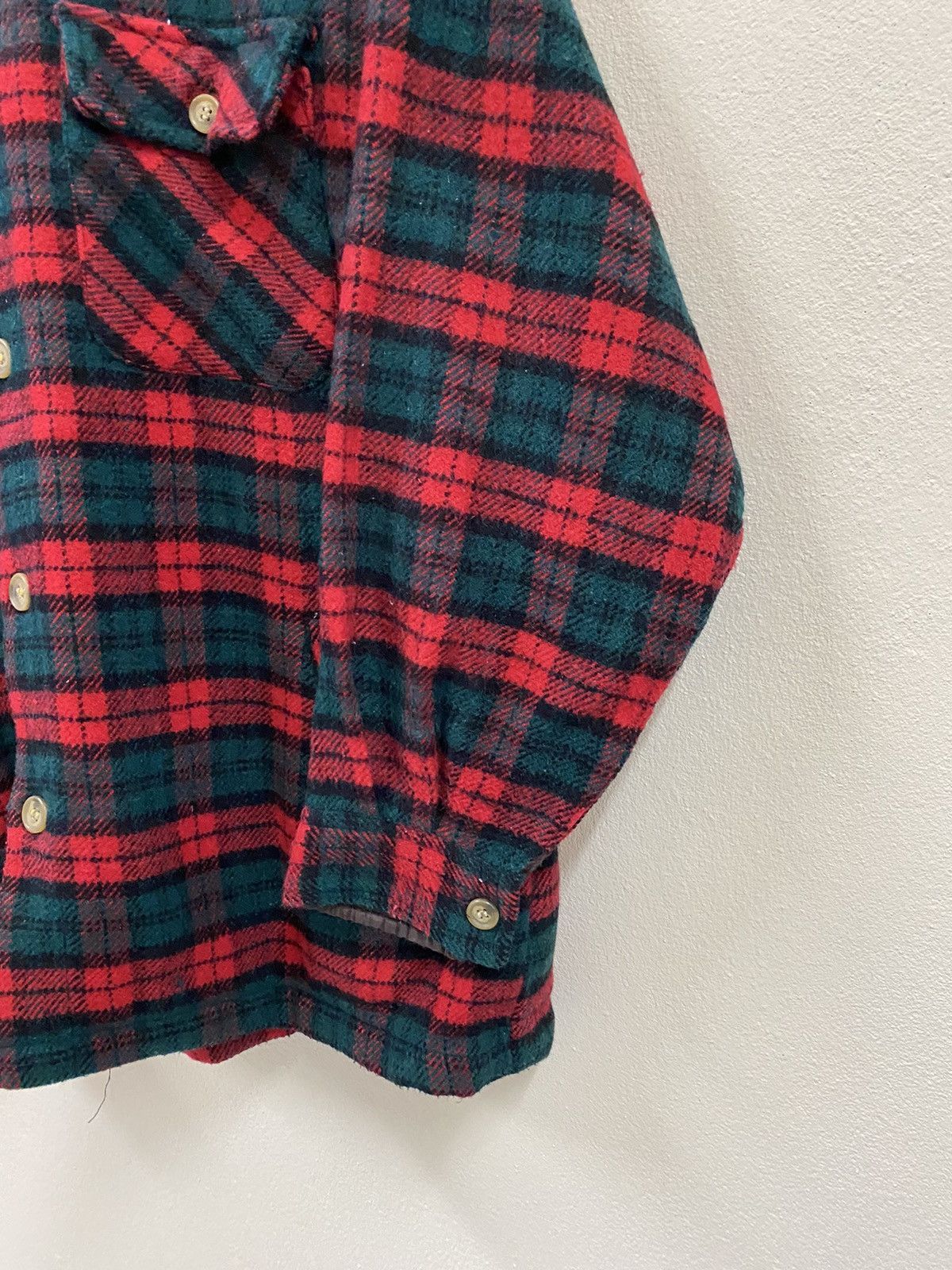 Japanese Brand Round One Plaid Wool Jacket Size US M / EU 48-50 / 2 - 5 Thumbnail