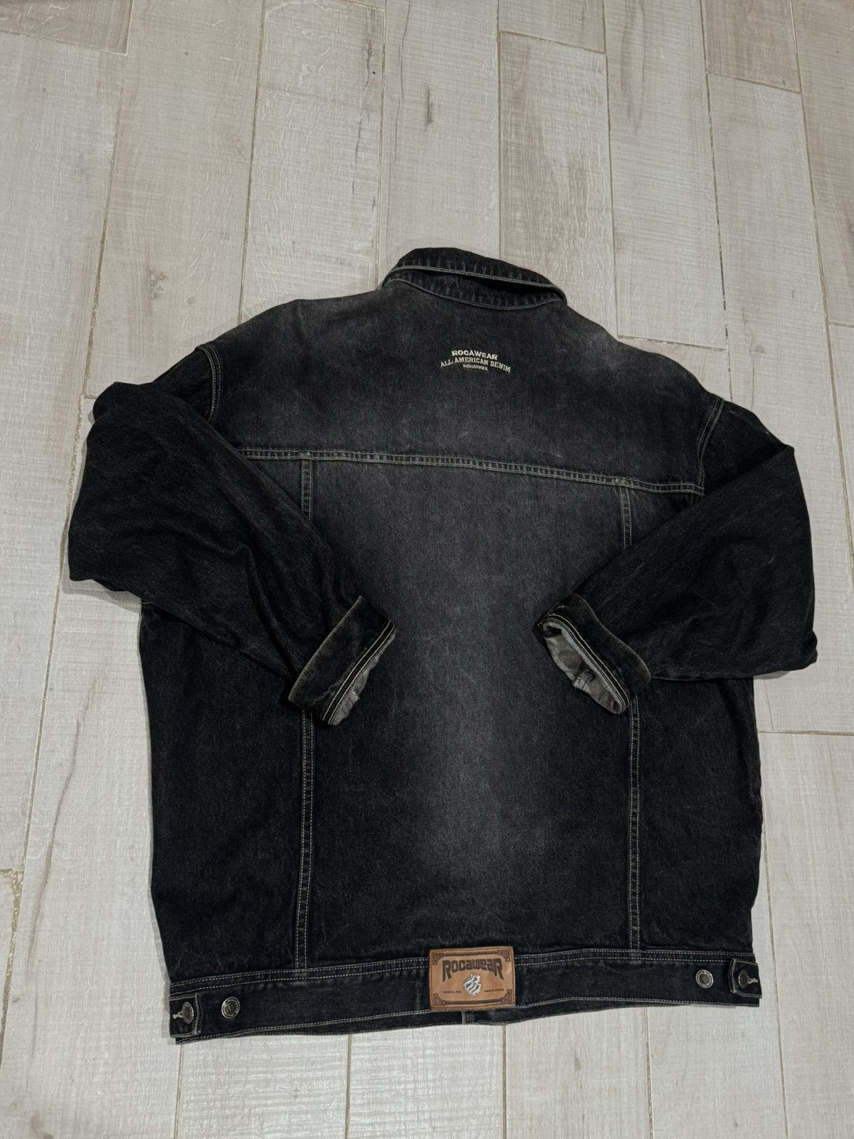 Rocawear ROCAWEAR VINTAGE DENIM JACKET Size US XL / EU 56 / 4 - 5 Thumbnail