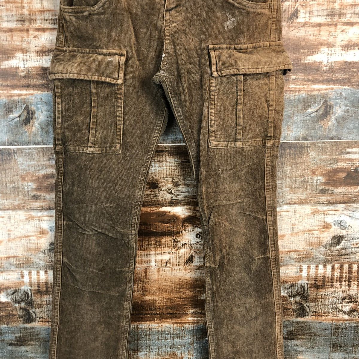 Japanese Brand DLL Back Number Brown Cargo Multipocket Pants #C223 Size 25" / US 0 / IT 36 - 5 Thumbnail