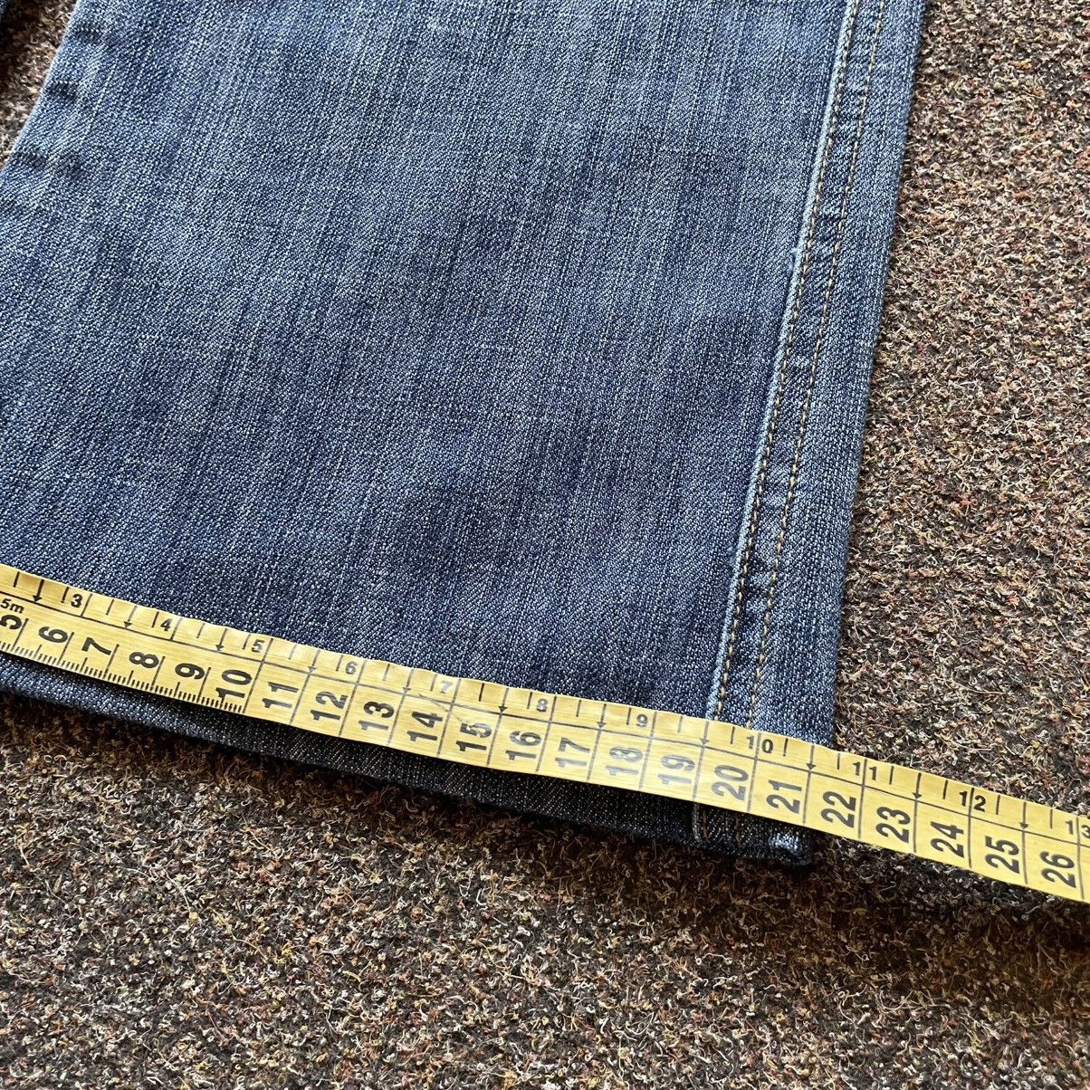 Vintage Y2K Baggy Flared Distressed Jeans Multi Pocket Skater Swag Size 32" / US 10 / IT 46 - 9 Thumbnail