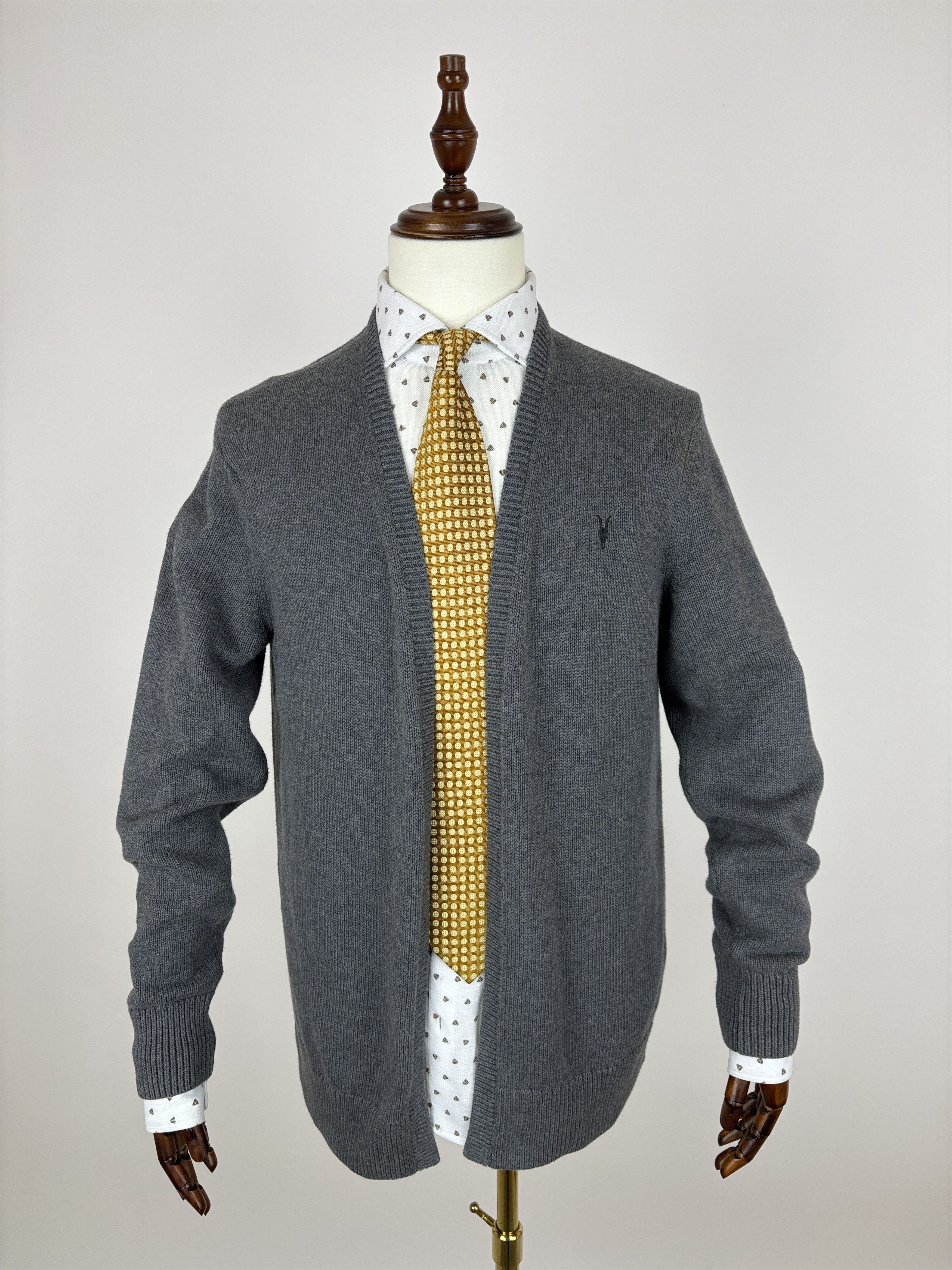 Allsaints AllSaints Kai Open Cardigan Sweater Cotton Size US M / EU 48-50 / 2 - 1 Thumbnail