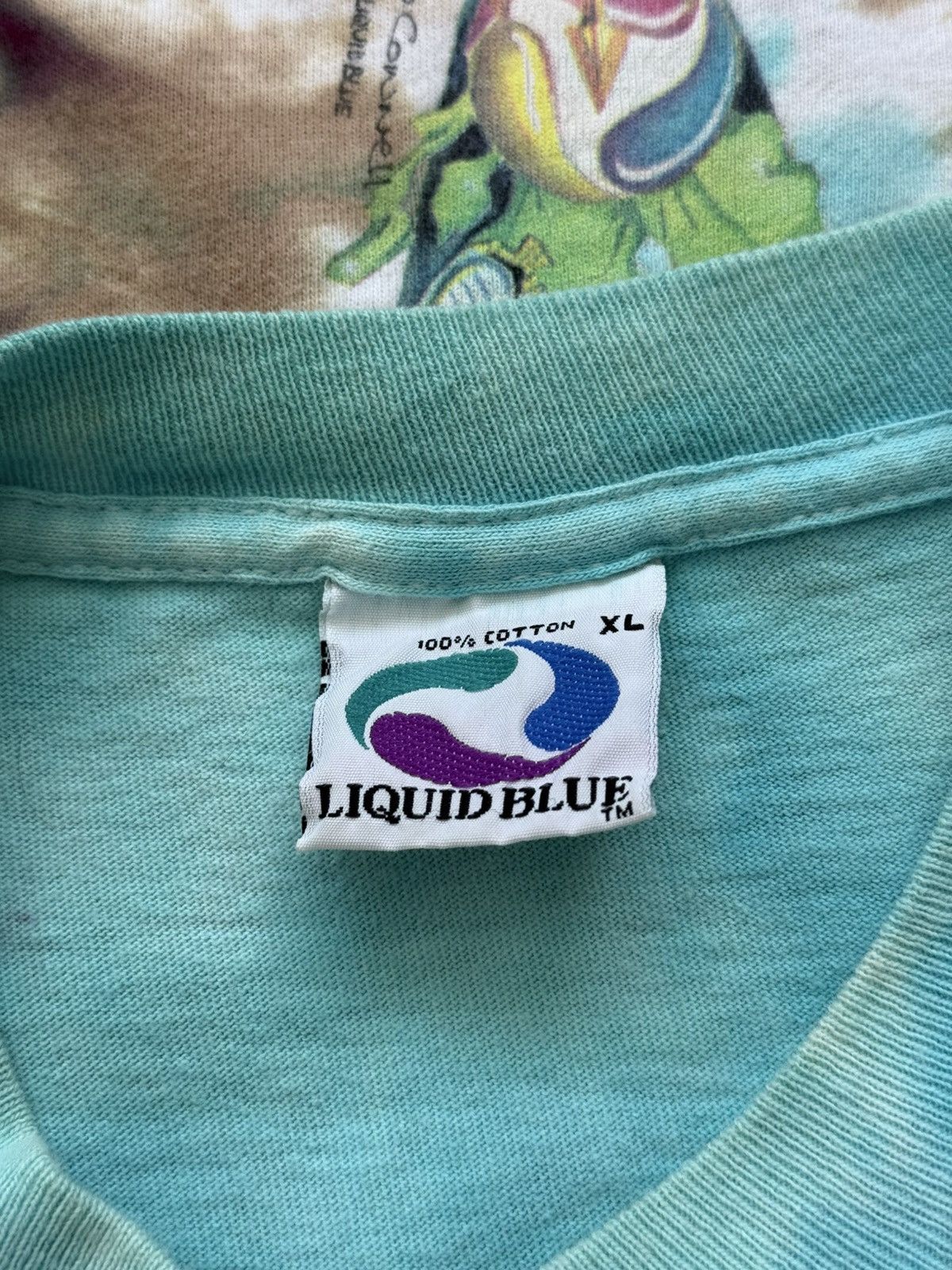 Liquid Blue Vintage 1990 Liquid Blue John Connell Ocean Long Sleeve Tee Size US XL / EU 56 / 4 - 13 Thumbnail