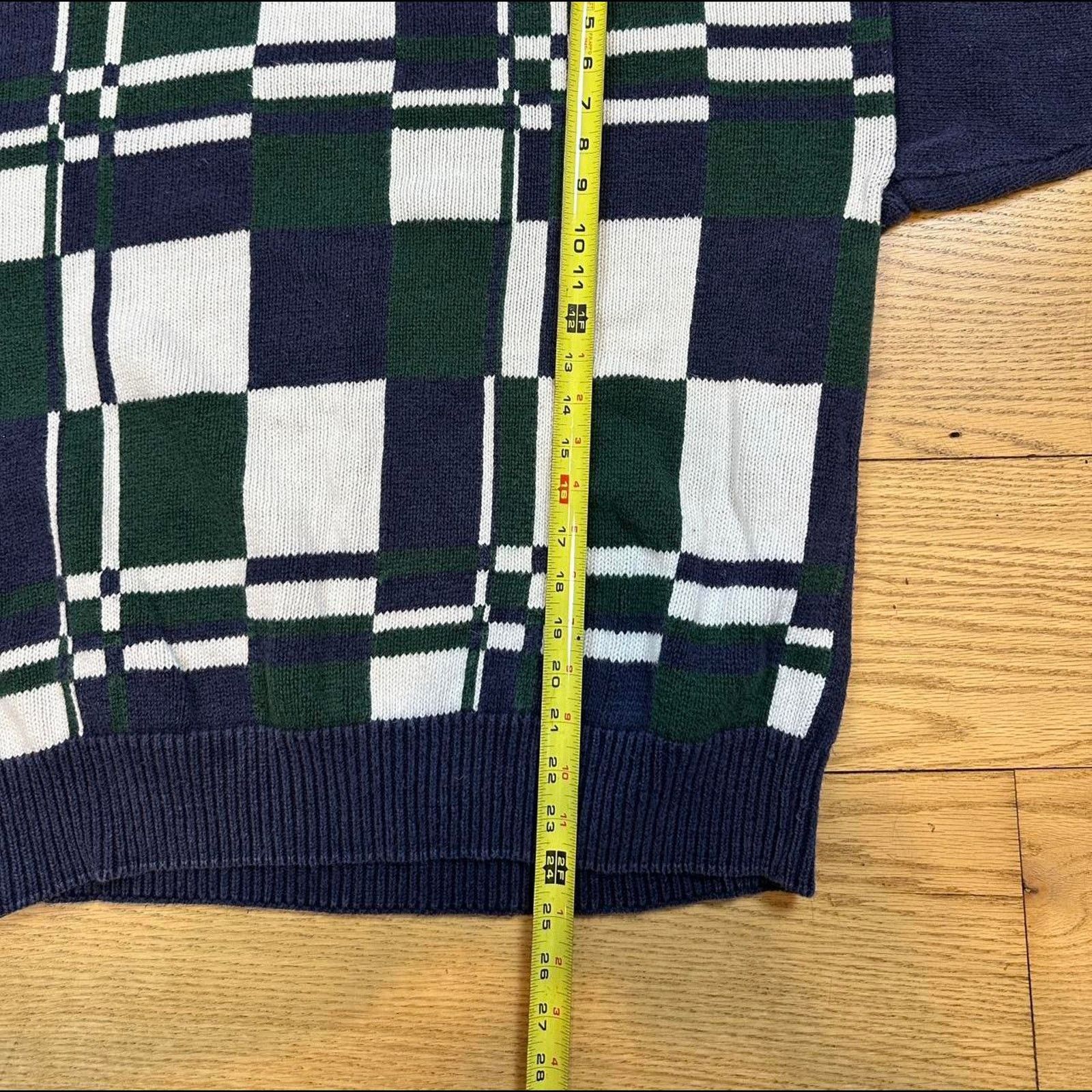 Vintage Vintage patterned knit sweater Size US L / EU 52-54 / 3 - 5 Thumbnail
