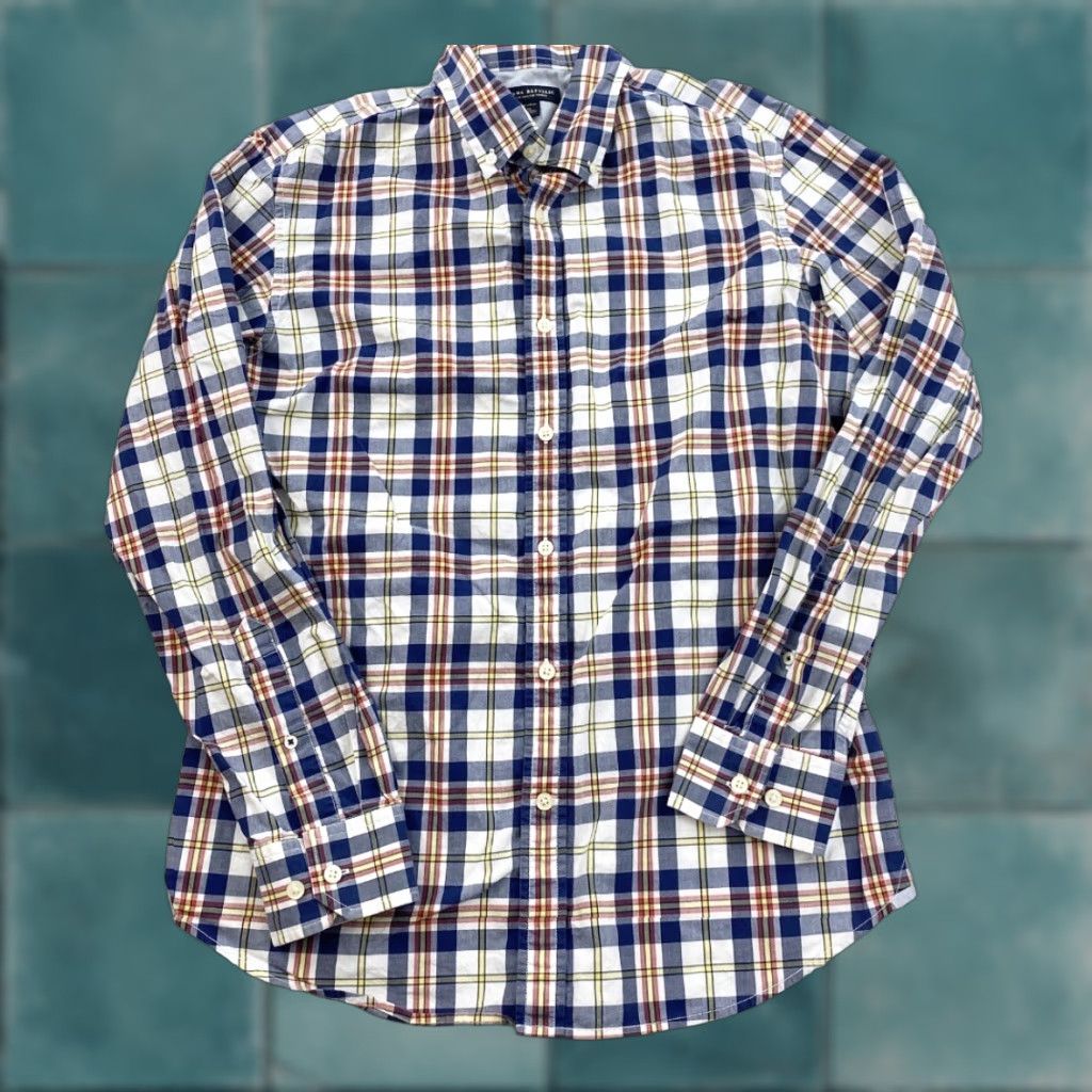 Banana Republic Banana Republic Shirt Button-Up Men’s Medium Plaid Long Sleeve Button-Down Camp Casual Multicolor Cotton Regular Size US M / EU 48-50 / 2 - 1 Thumbnail