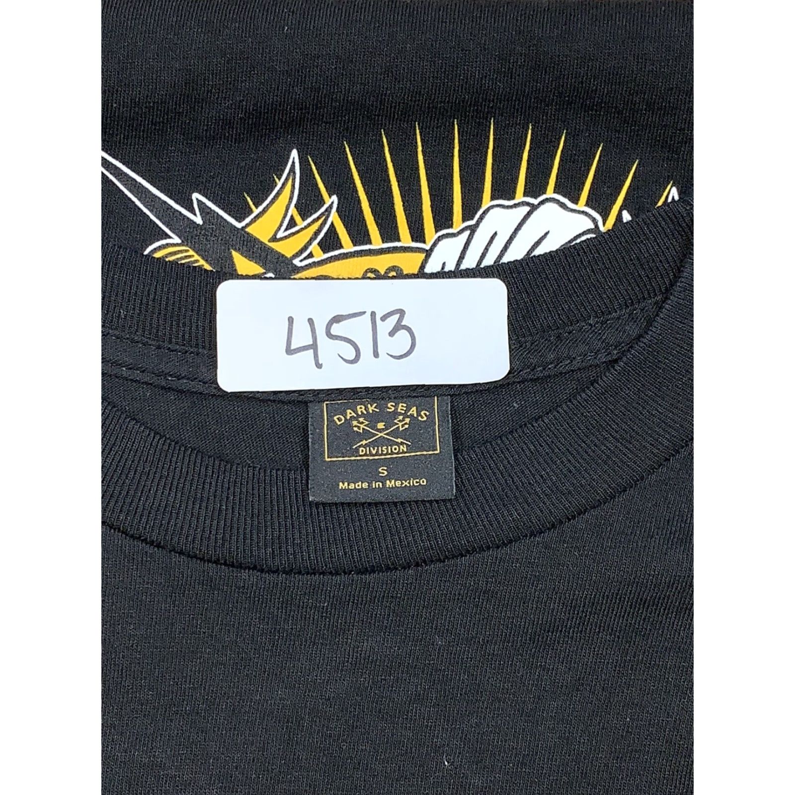Vintage Dark Seas T-Shirt Long Sleeve Black S Men 90s Eagle Shield Division Coast To Coast #4513 Size US S / EU 44-46 / 1 - 4 Thumbnail