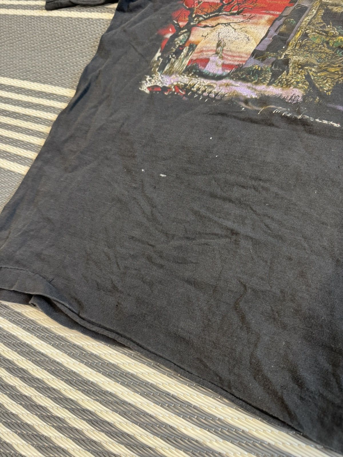 Band Tees × Vintage Mortification 90s Vintage Rock Metal T-shirt Size US XL / EU 56 / 4 - 2 Thumbnail