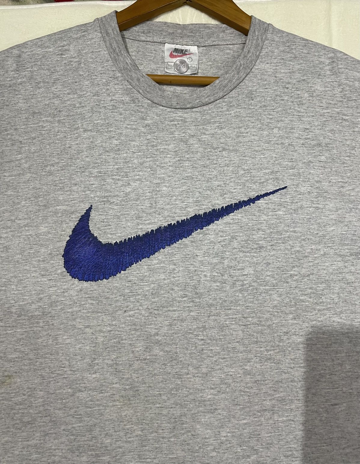 Nike × Vintage VINTAGE NIKE BIG LOGO TSHIRT SLEEVE TEES Size US L / EU 52-54 / 3 - 3 Thumbnail