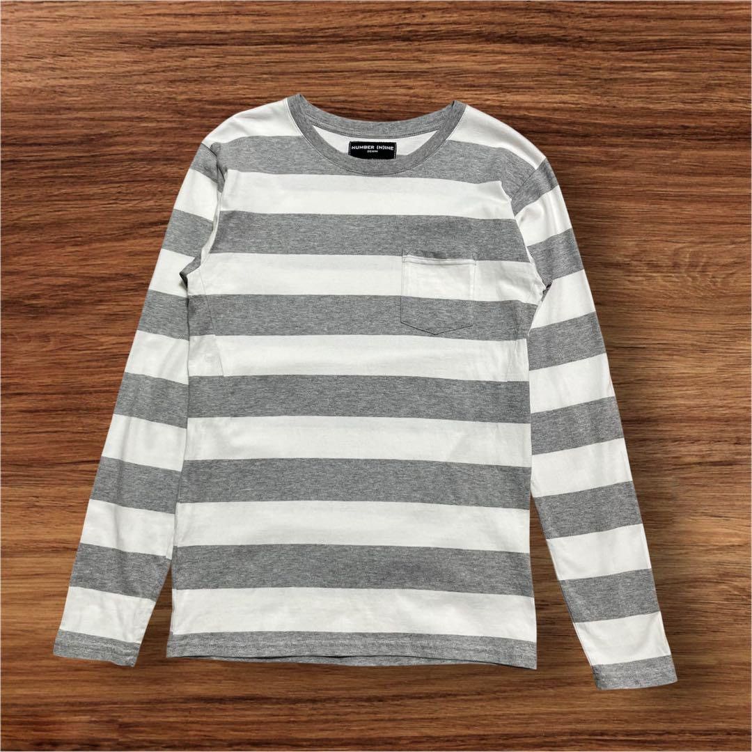 Number (N)ine Striped Long Sleeve Shirt Size US M / EU 48-50 / 2 - 6 Thumbnail