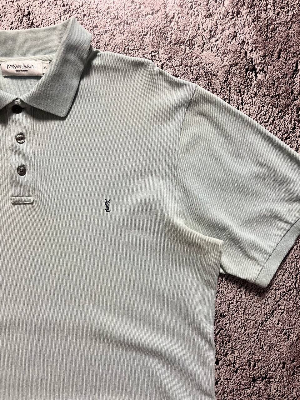 Vintage × Yves Saint Laurent Yves Saint Laurent Men's T-Shirt Polo Size XL Size US XL / EU 56 / 4 - 3 Thumbnail