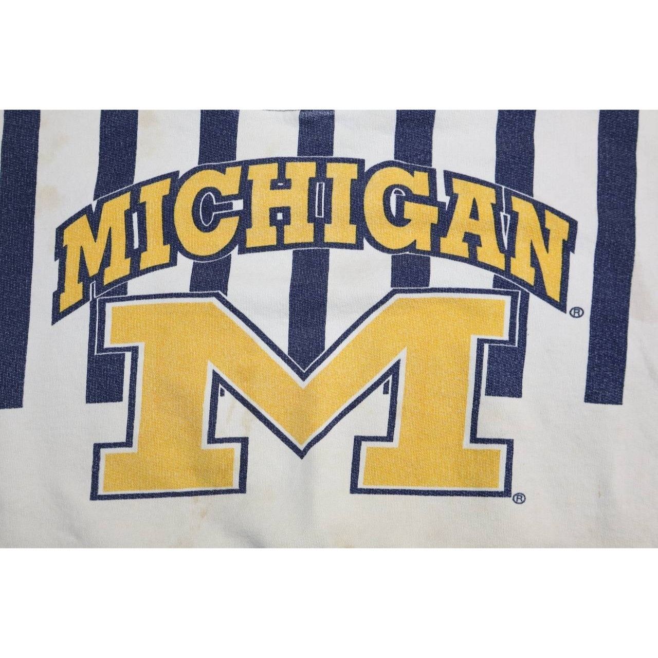 Nutmeg Vtg 90s Nutmeg Mills Michigan Wolverines Sweatshirt L Size US L / EU 52-54 / 3 - 4 Thumbnail