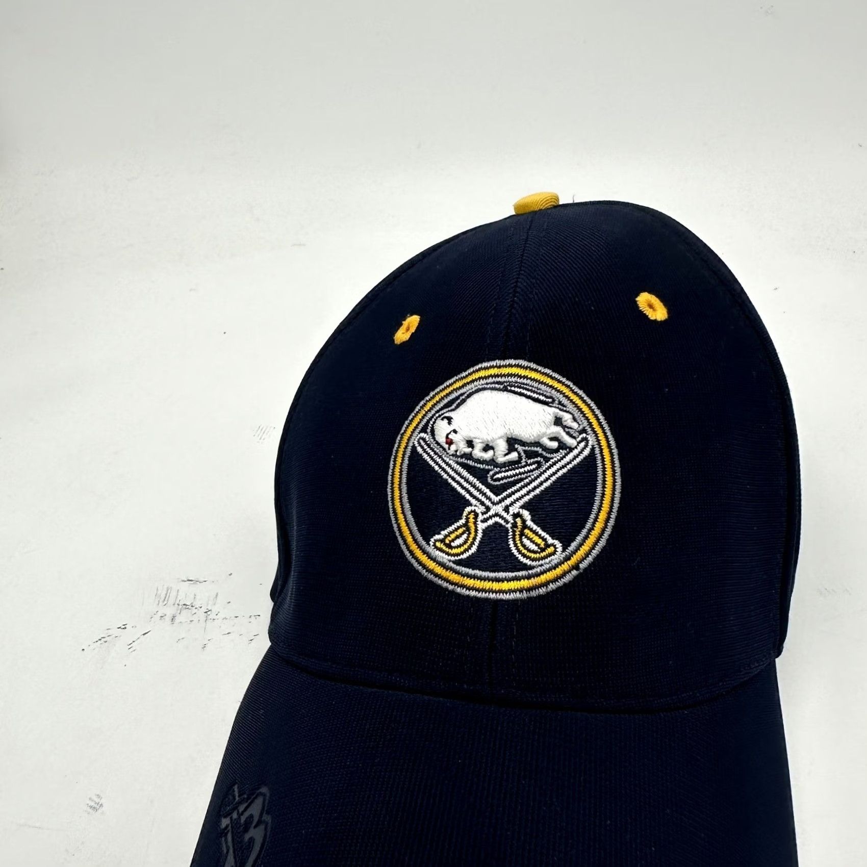 Twins VINTAGE Buffalo Sabres Mens Hockey Hats Large-XL Blue Embroidered Logo NHL Cap 47 Twins Size ONE SIZE - 3 Thumbnail