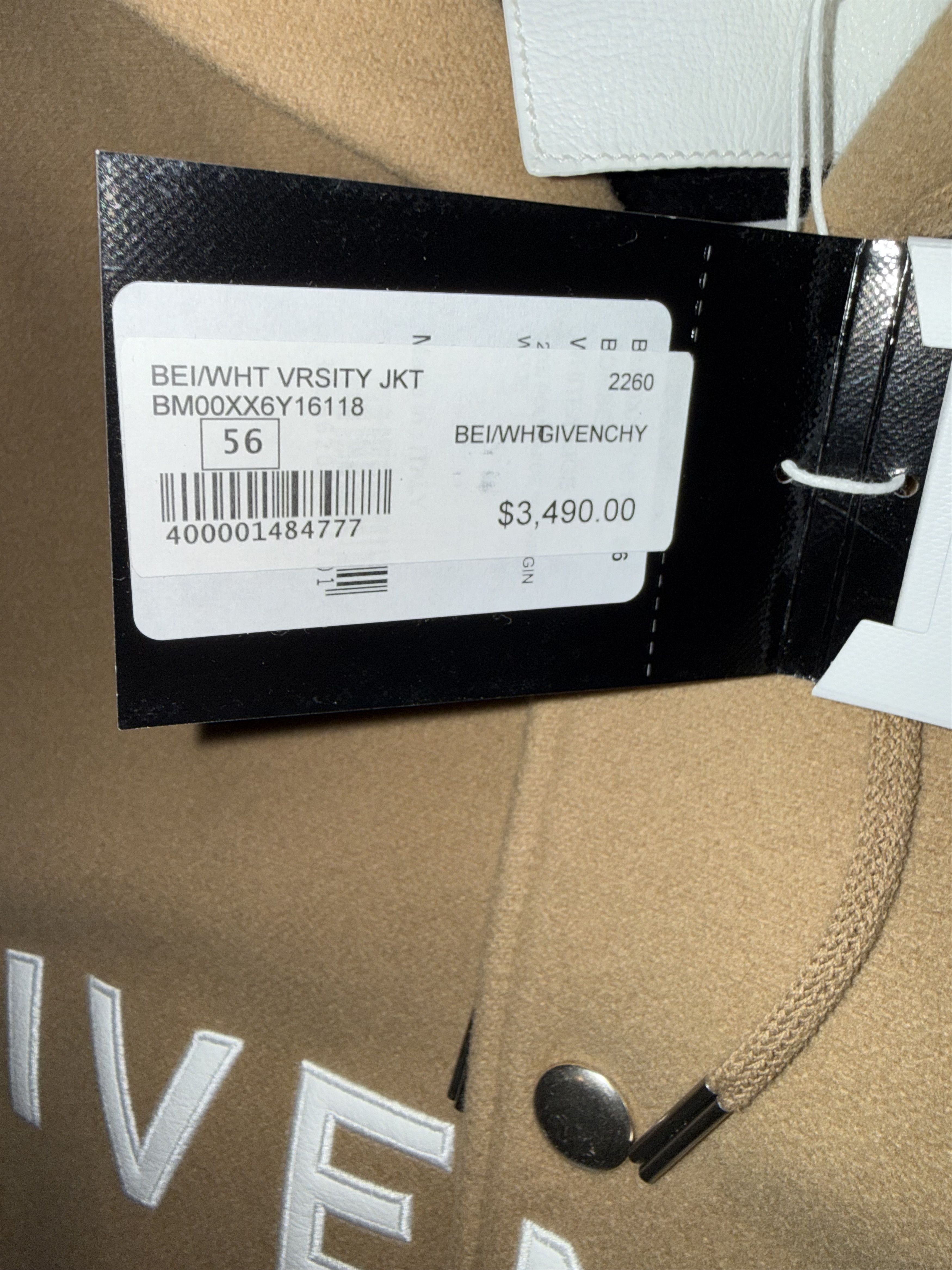 Givenchy Givenchy Hooded Wool & Leather Varsity Jacket Size US XL / EU 56 / 4 - 5 Thumbnail
