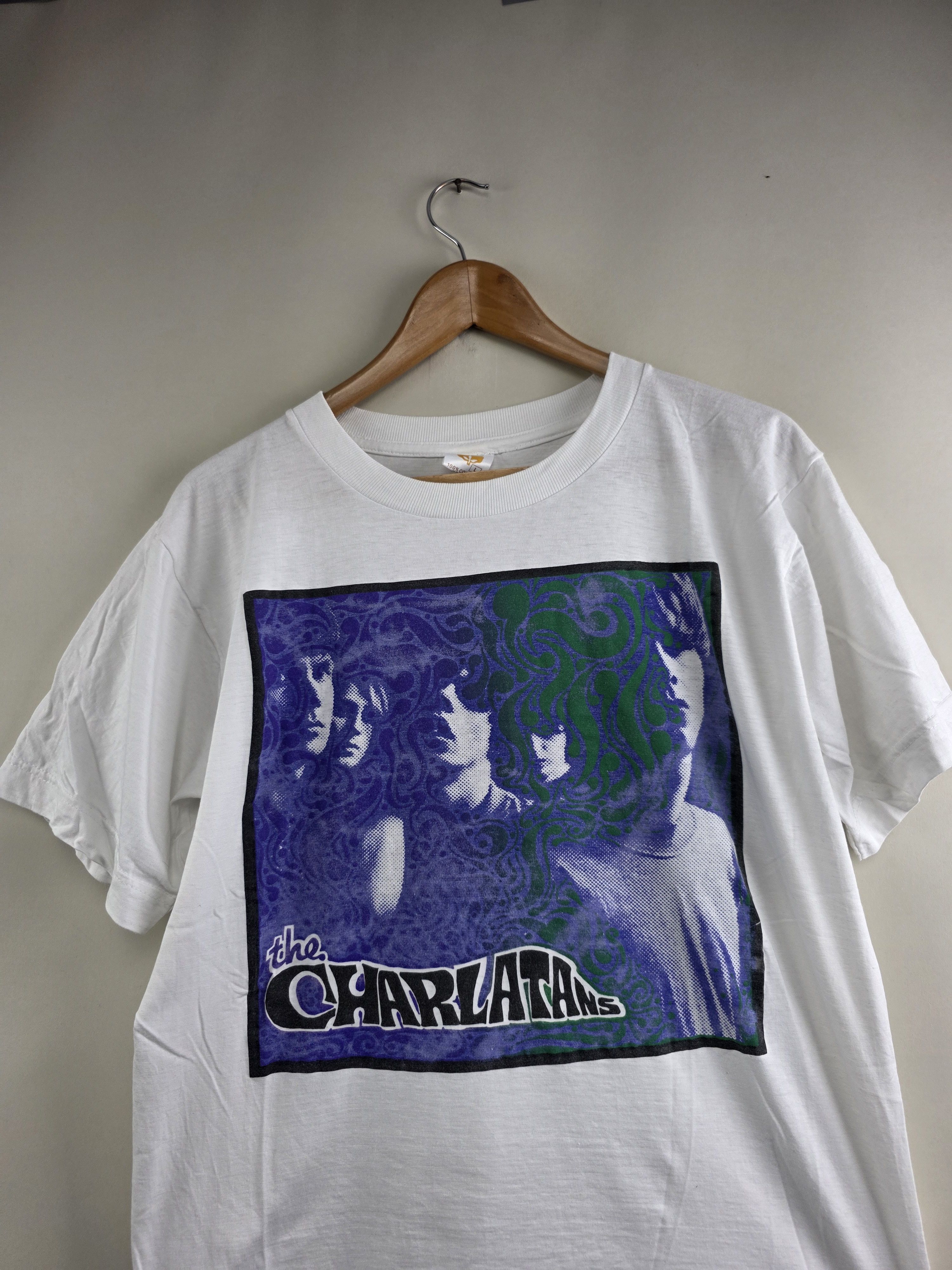 Band Tees 90s The Charlatans Dead Dead Good L 20.5" 27" Size US L / EU 52-54 / 3 - 2 Thumbnail