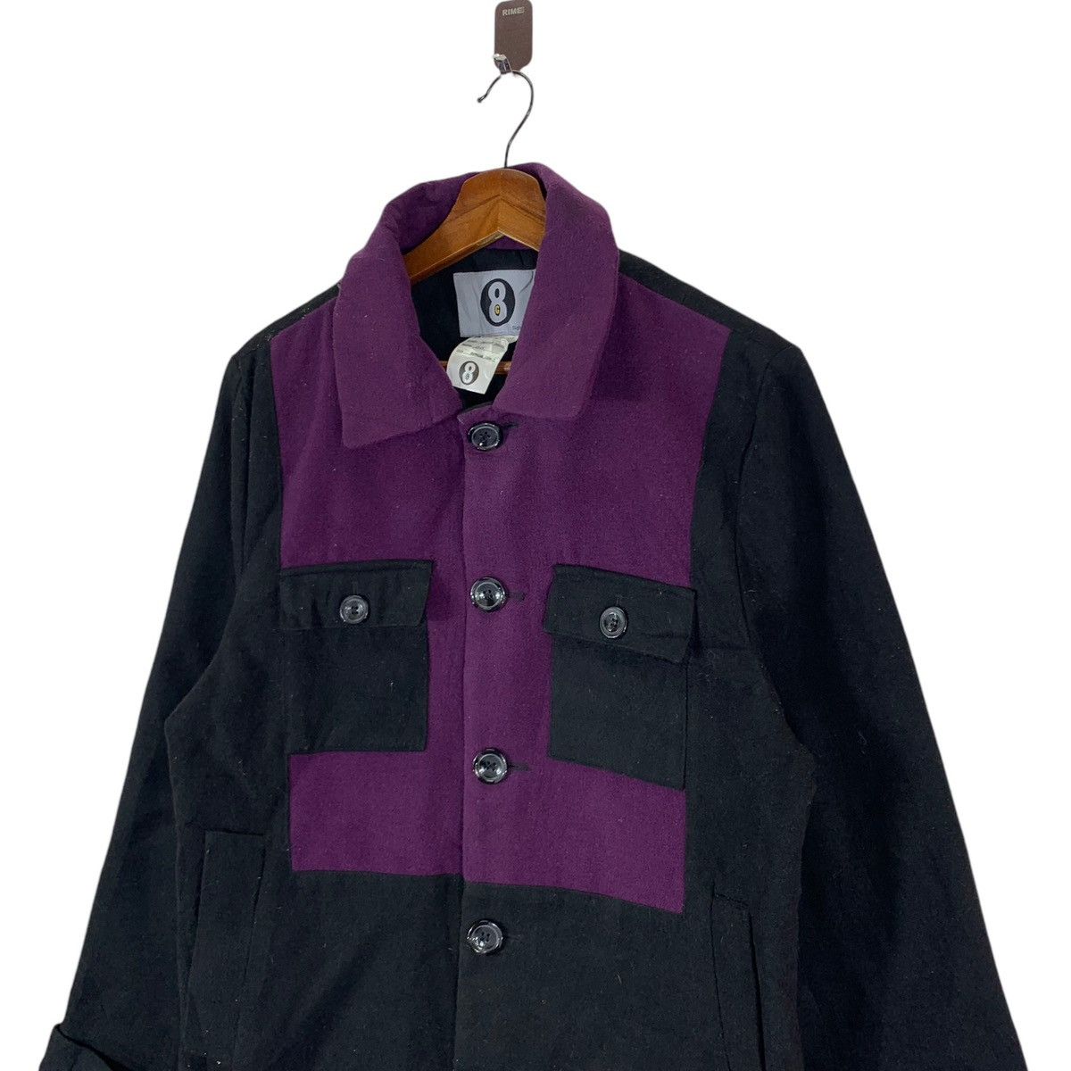Japanese Brand × Vintage VINTAGE EIGHT GUYS FOREVER PATCH WORK BUTTON JACKET Size US M / EU 48-50 / 2 - 3 Thumbnail