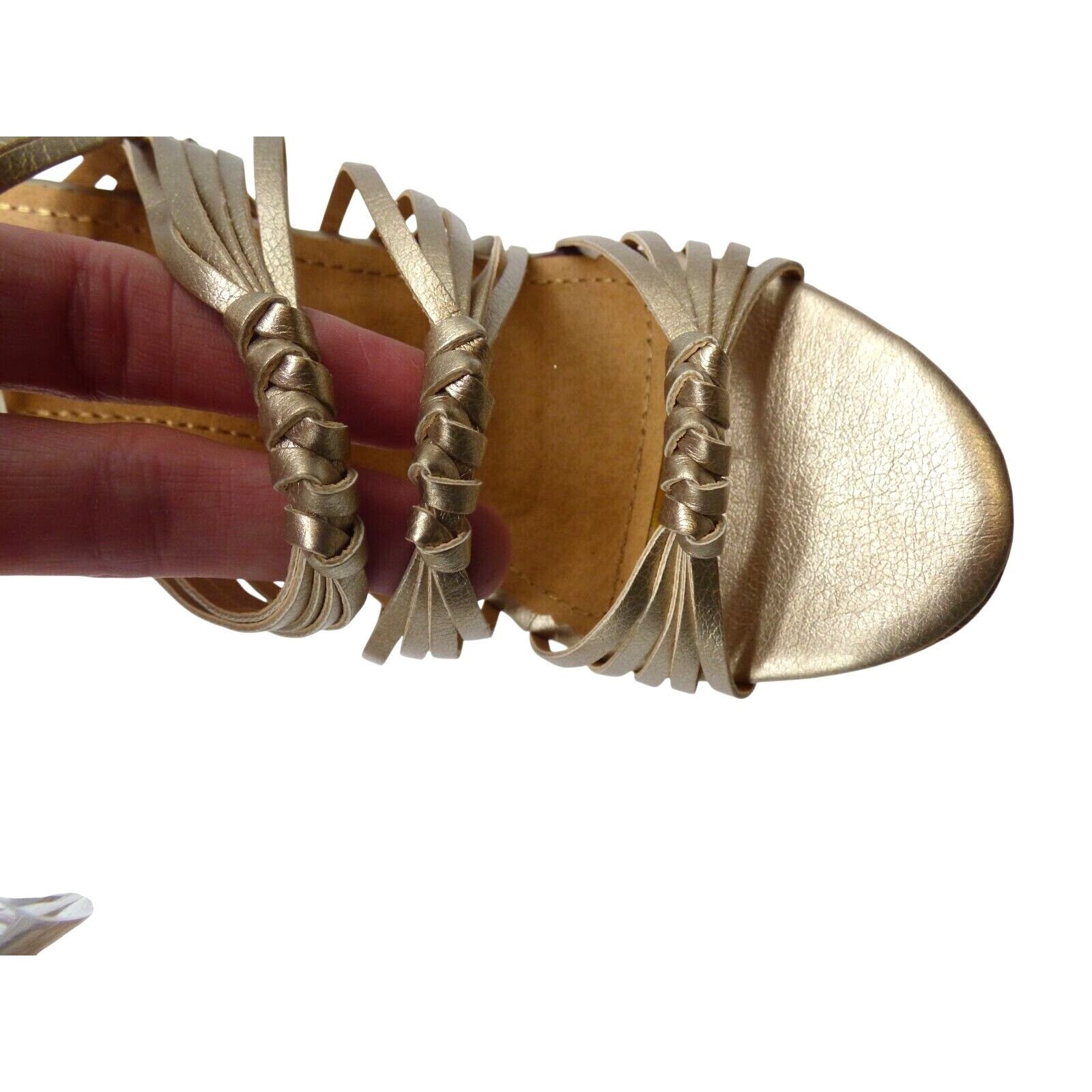Other Relent Agneta Cork Wedge Sandals, US 7-1/2; Gold Size US 7.5 / IT 37.5 - 4 Thumbnail