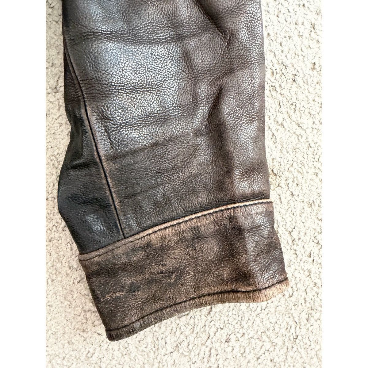 Cherokee VINTAGE CHEROKEE BROWN LEATHER BOMBER JACKET Size US XXL / EU 58 / 5 - 11 Thumbnail