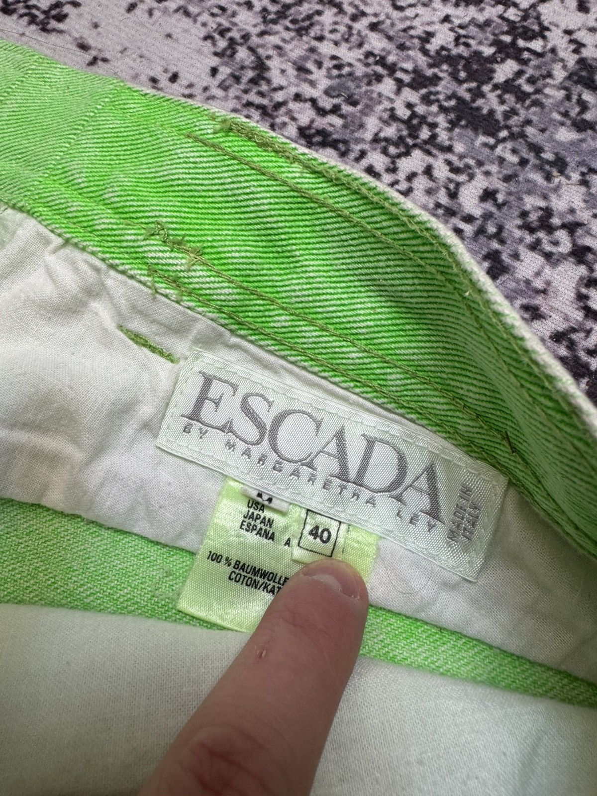 Escada Jeans Trousers Size: 40 Japan Green Lime