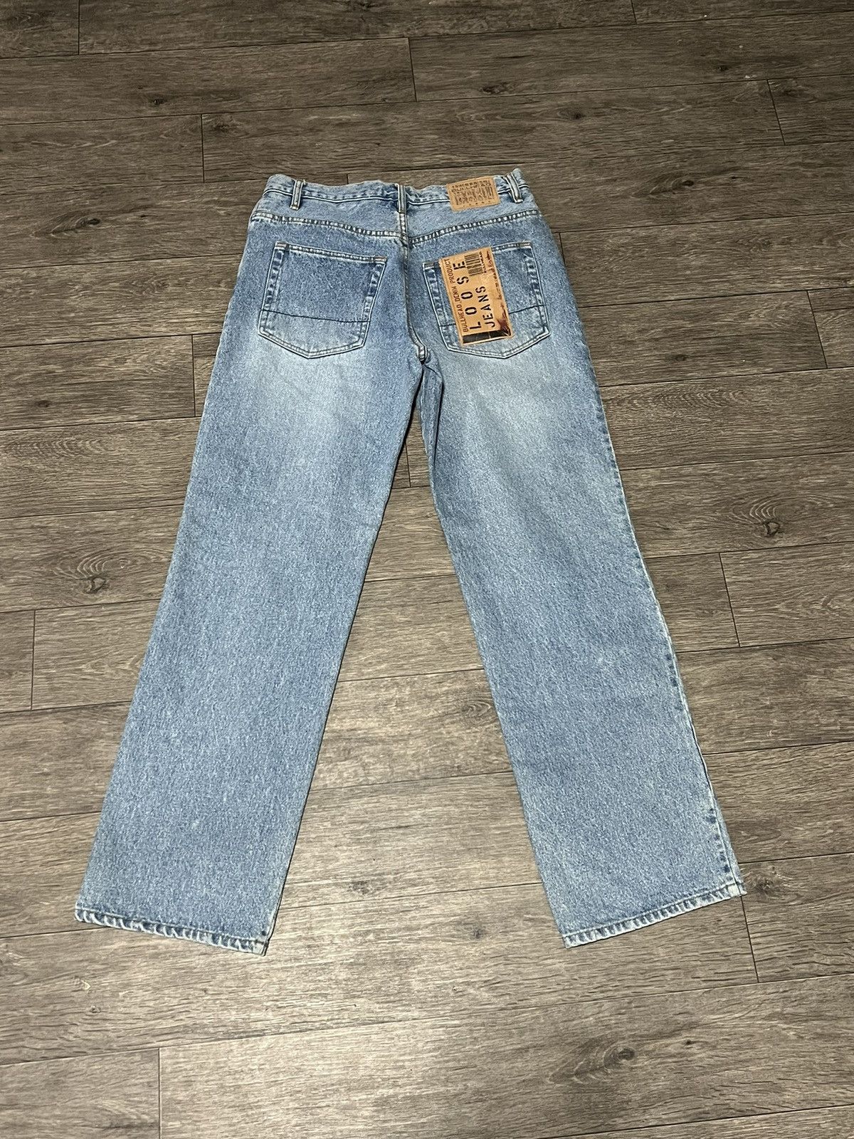 Vintage NWT Bullhead Denim Loose Fit 29x32 Size US 29 - 6 Thumbnail