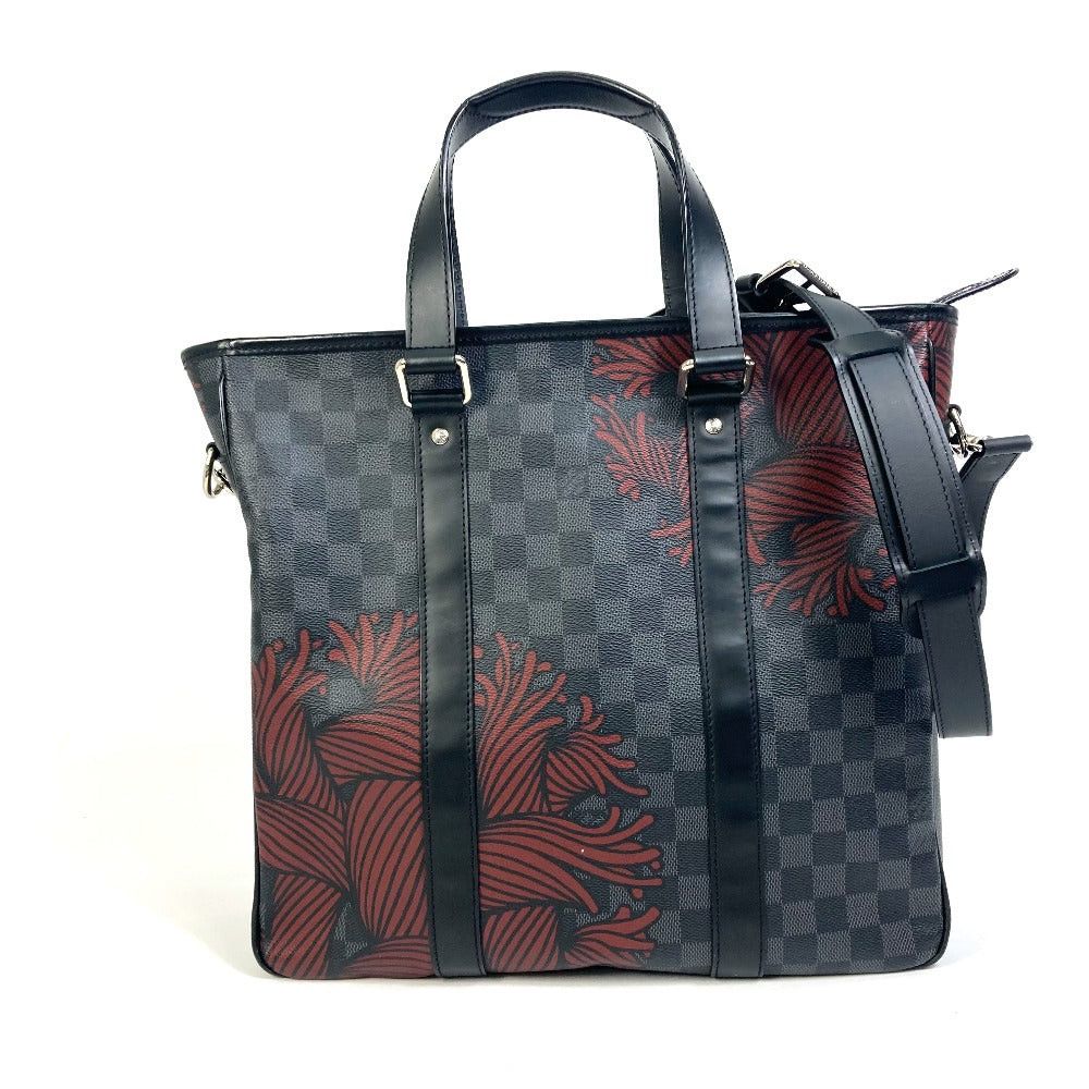 Louis Vuitton Louis Vuitton N41717 Damier Graphit Christopher Nemeth. Tadao Pm Double Shoulder Bag Shawl Tote Graphite Canvas Men Size ONE SIZE - 1 Thumbnail