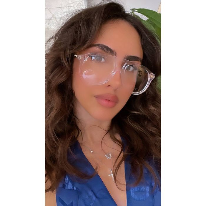 Gucci oversized sales clear glasses