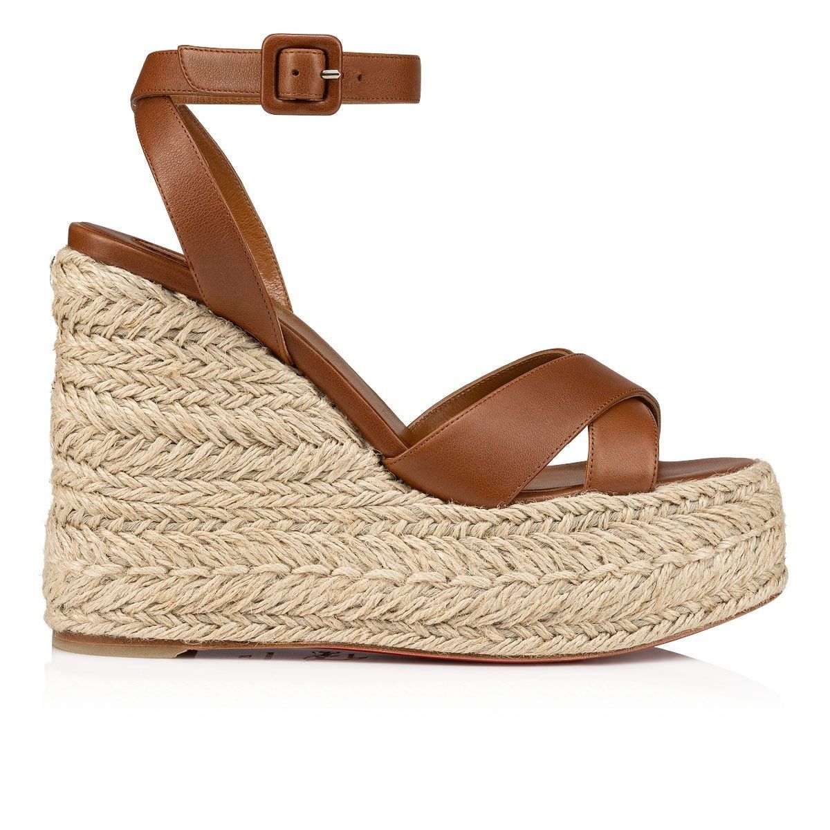 Christian Louboutin o1s1wg110325 Mariza Zeppa 130 Cuolo in Brown Size US 12 / IT 42 - 1 Thumbnail