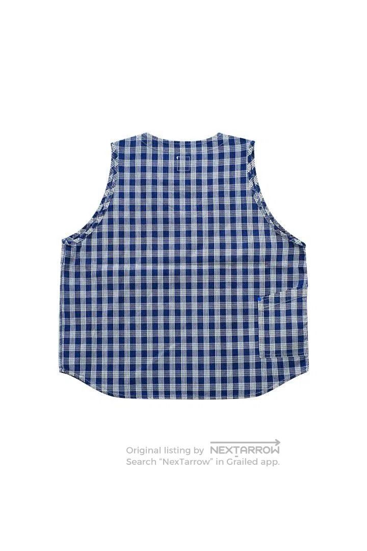 Porter Classic porter classic blue checkered vest. Size US S / EU 44-46 / 1 - 5 Thumbnail