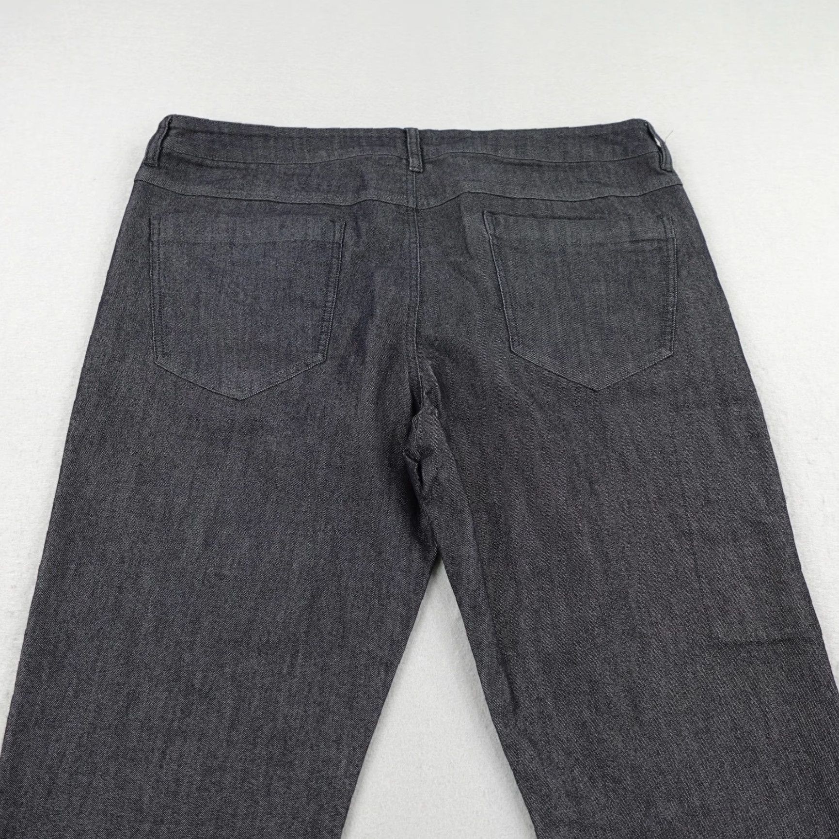 Vintage BYLT Performance Chino Pants Mens 38 Charcoal Gray Regular Fit Tapered Casual Golf Size US 38 / EU 54 - 5 Thumbnail