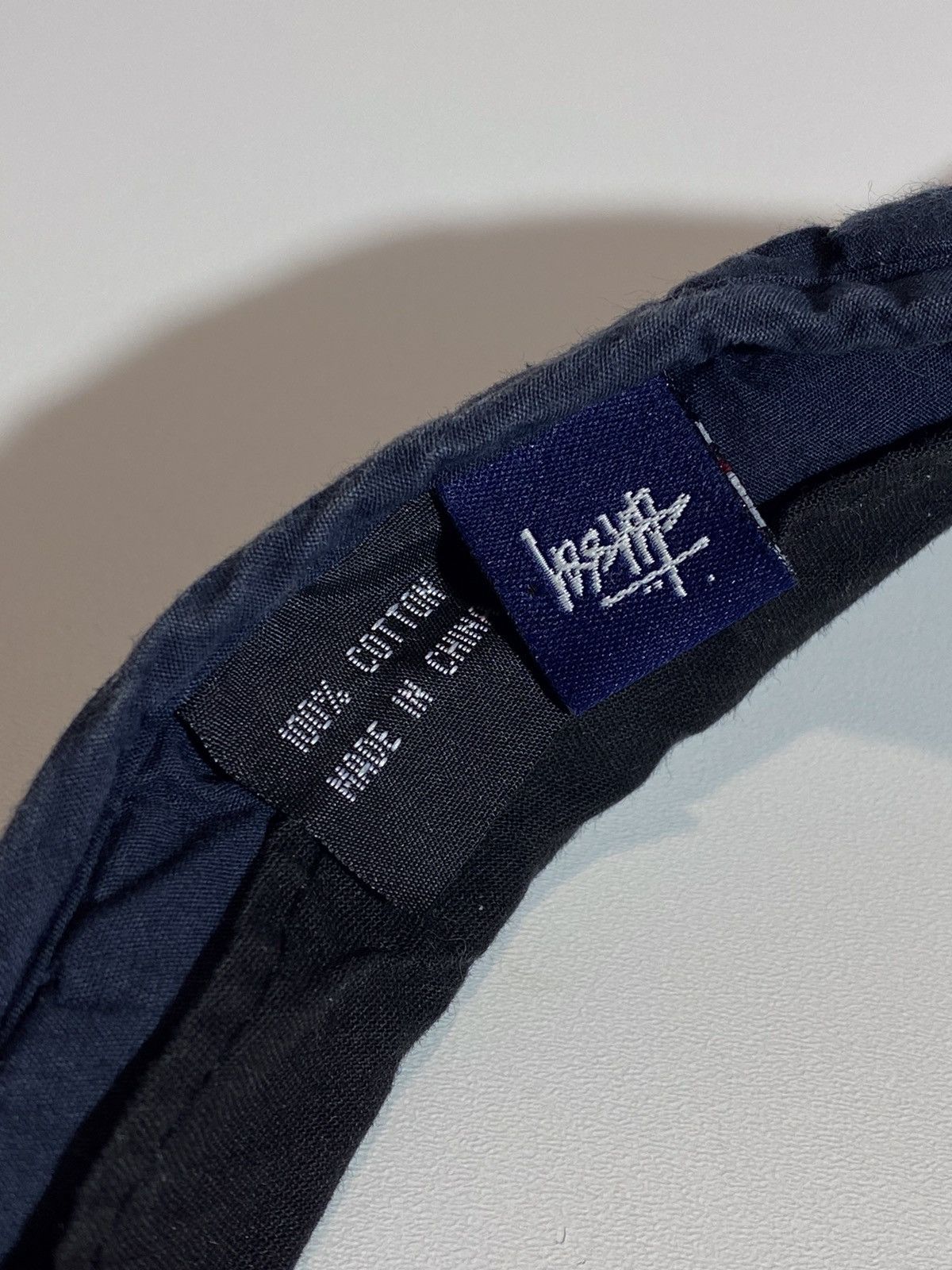 Stussy Vintage 90s Stussy Navy Embroidered logo visor cap Size ONE SIZE - 8 Thumbnail