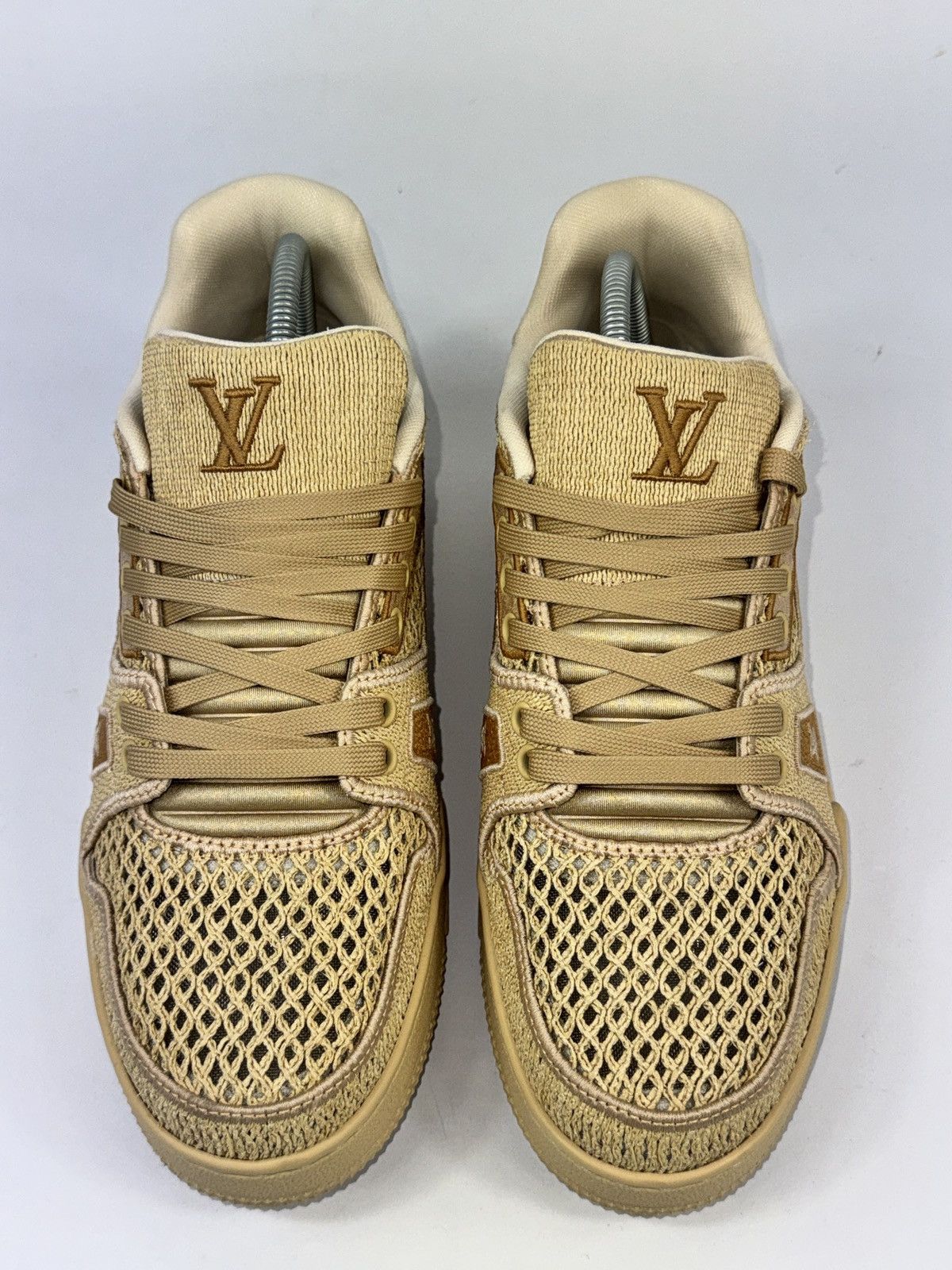 Louis Vuitton RAFFIA LOW TOP SNEAKERS Size US 10.5 / EU 43-44 - 2 Thumbnail