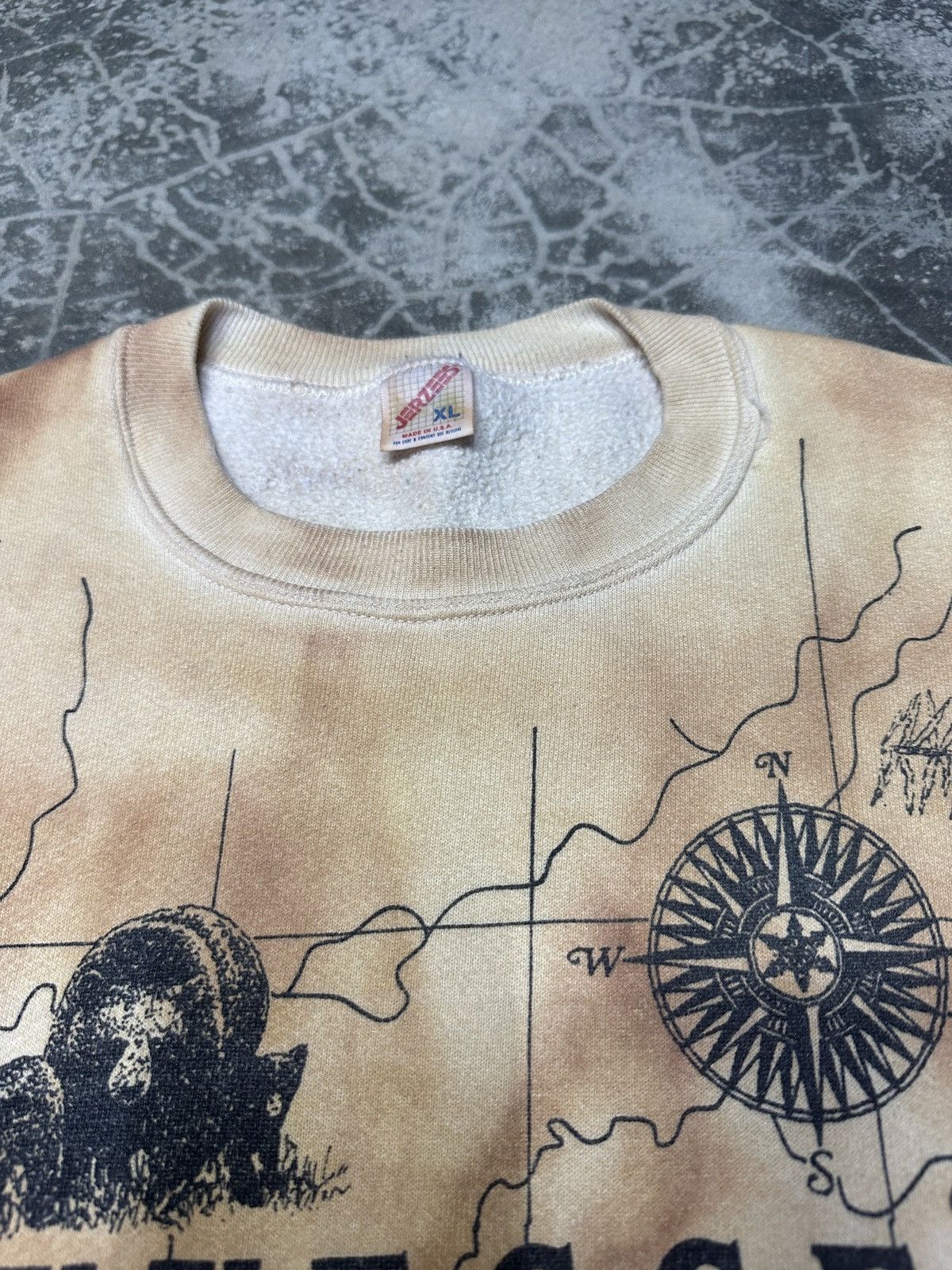 Vintage Vintage 1992 Sneaky Tees Tennessee Maps OVP sweatshirt Size US XL / EU 56 / 4 - 8 Thumbnail