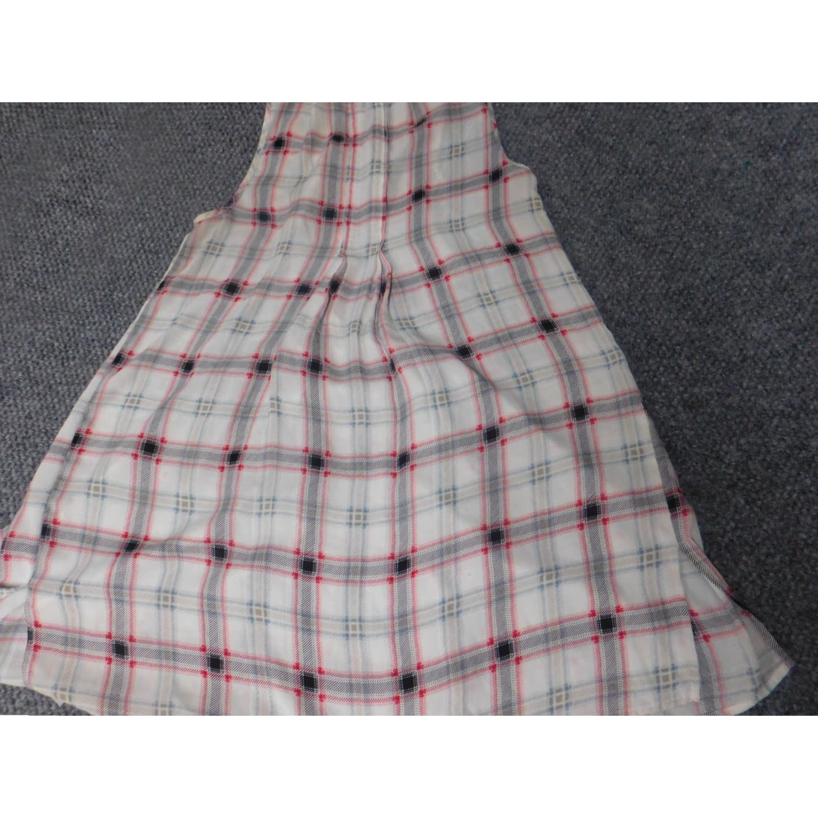 Vintage The Limited Blouse XS Women Gray Plaid Henley Button-Down Pullover Casual Regular Modern - Size XS / US 0-2 / IT 36-38 - 7 Thumbnail