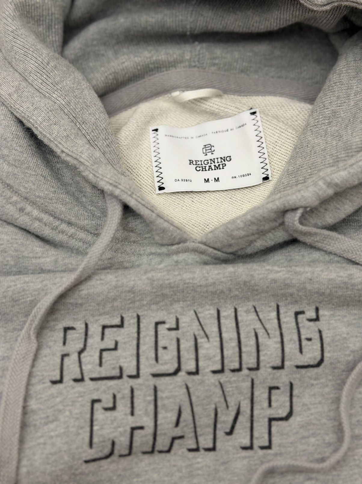 Reigning Champ Reigning Champ Midweight French Terry Hoodie Medium Spellout Size US M / EU 48-50 / 2 - 5 Thumbnail