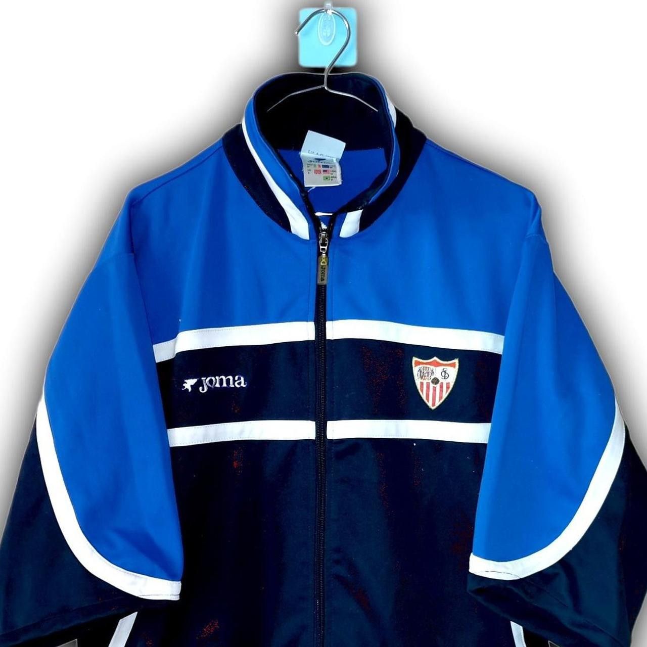 Joma Fc Sevilla Spain 2004 2005 2006 Away Jacket Shirt Jersey Size US M / EU 48-50 / 2 - 1 Thumbnail