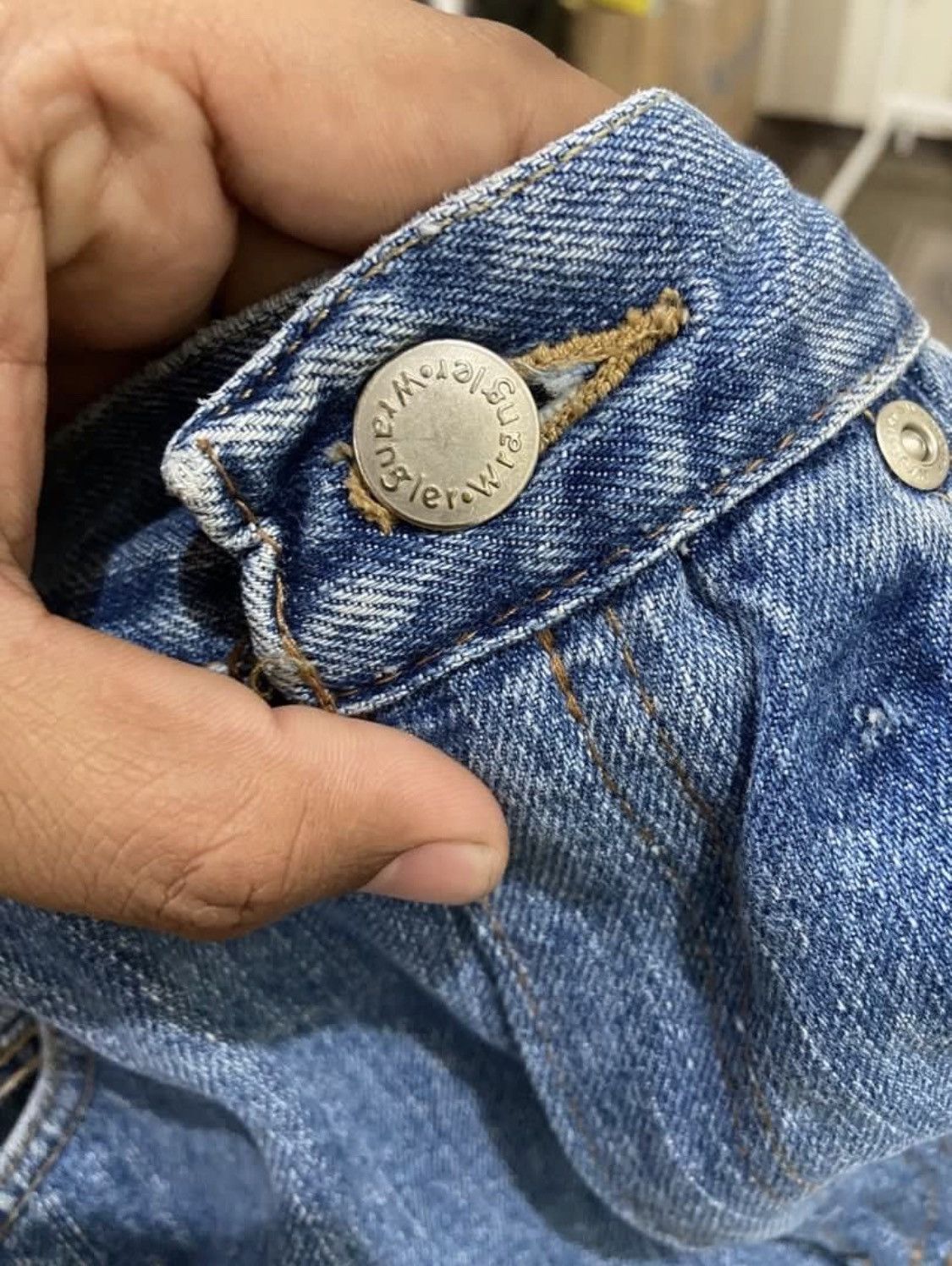 If Six Was Nine × Wrangler Wrangler rework patchwork denim 🦆 Size US 32 / EU 48 - 4 Thumbnail