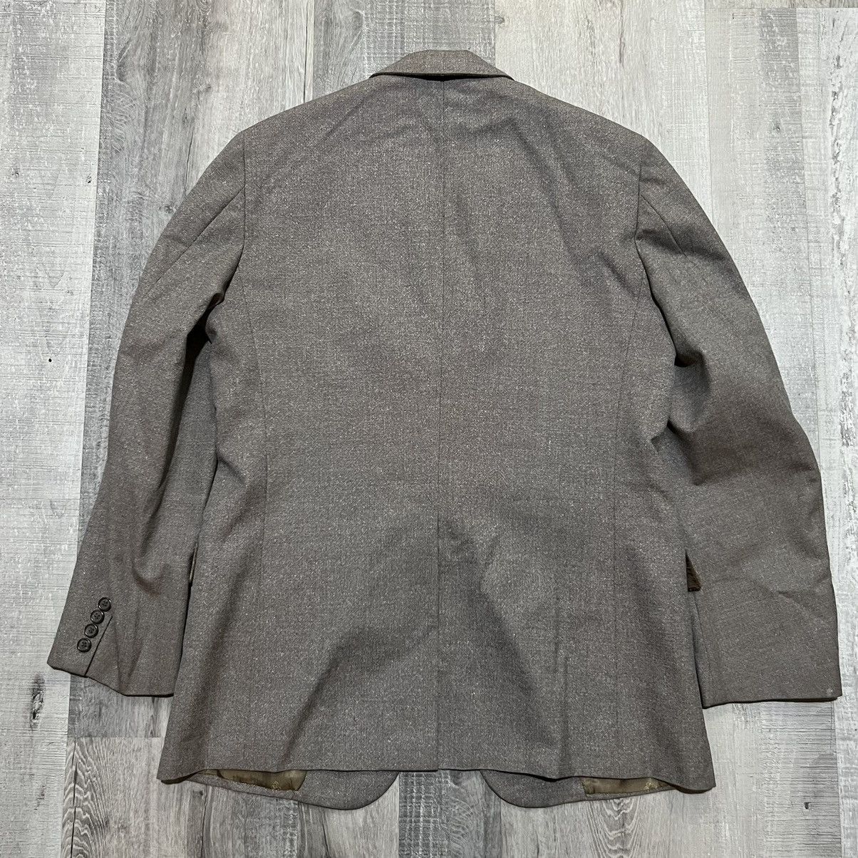 Hickey Freeman × Vintage VTG Hickey Freeman Canterbury Collection Grey Sport Coat Size 42R - 3 Thumbnail