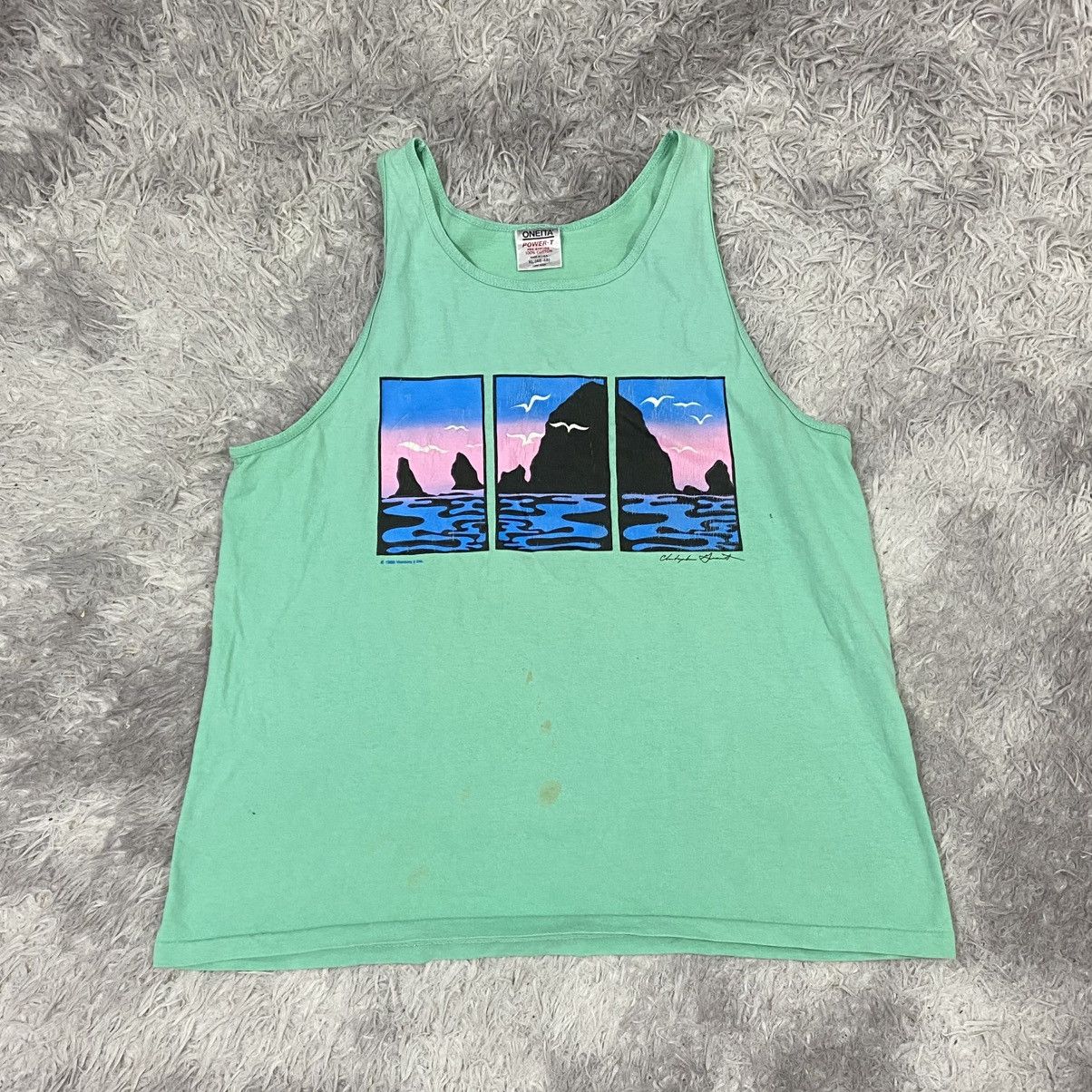 Vintage Vintage 80’s hawaii tank top Size US XL / EU 56 / 4 - 1 Thumbnail
