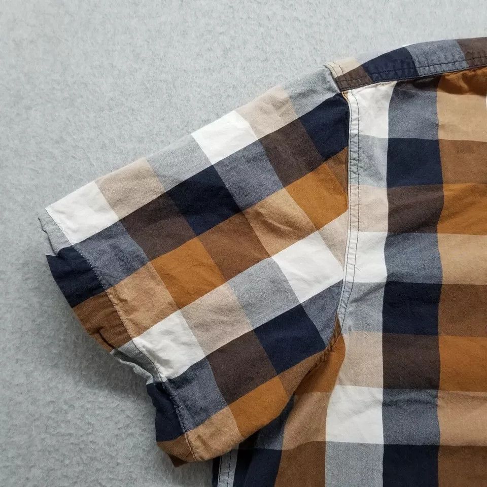 Carhartt Carhart Shirt Mens 2XL Check Button Up Short Sleeve Pocket Size US XXL / EU 58 / 5 - 2 Thumbnail
