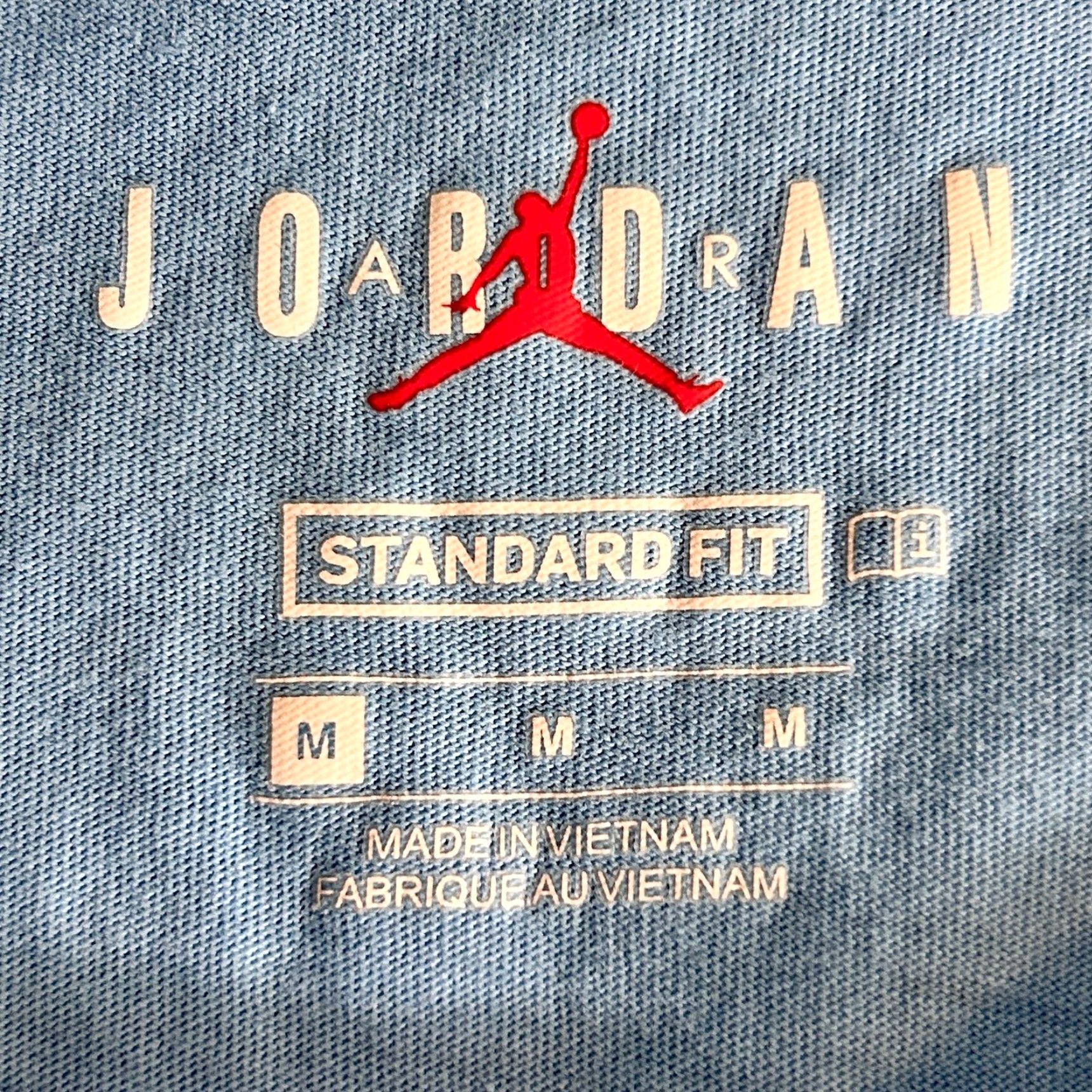 Nike Nike T-Shirt Men Medium Blue Jumpman Embroidered Crew Neck Short Sleeve Standard Fit Tee Size US S / EU 44-46 / 1 - 3 Thumbnail
