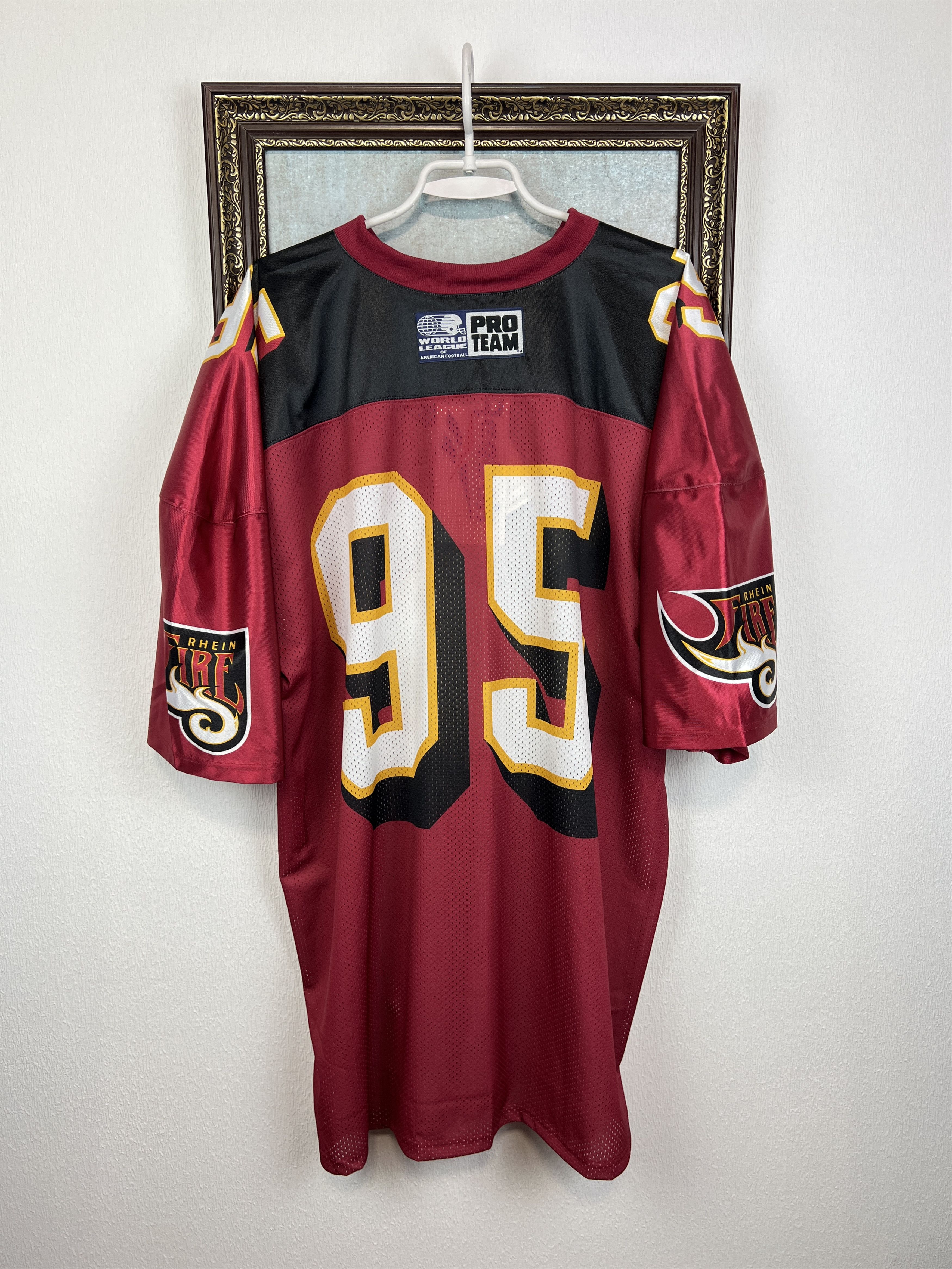 Reebok Rhein Fire World League WLF NFL Football Jersey Shirt Size US XXL / EU 58 / 5 - 10 Thumbnail
