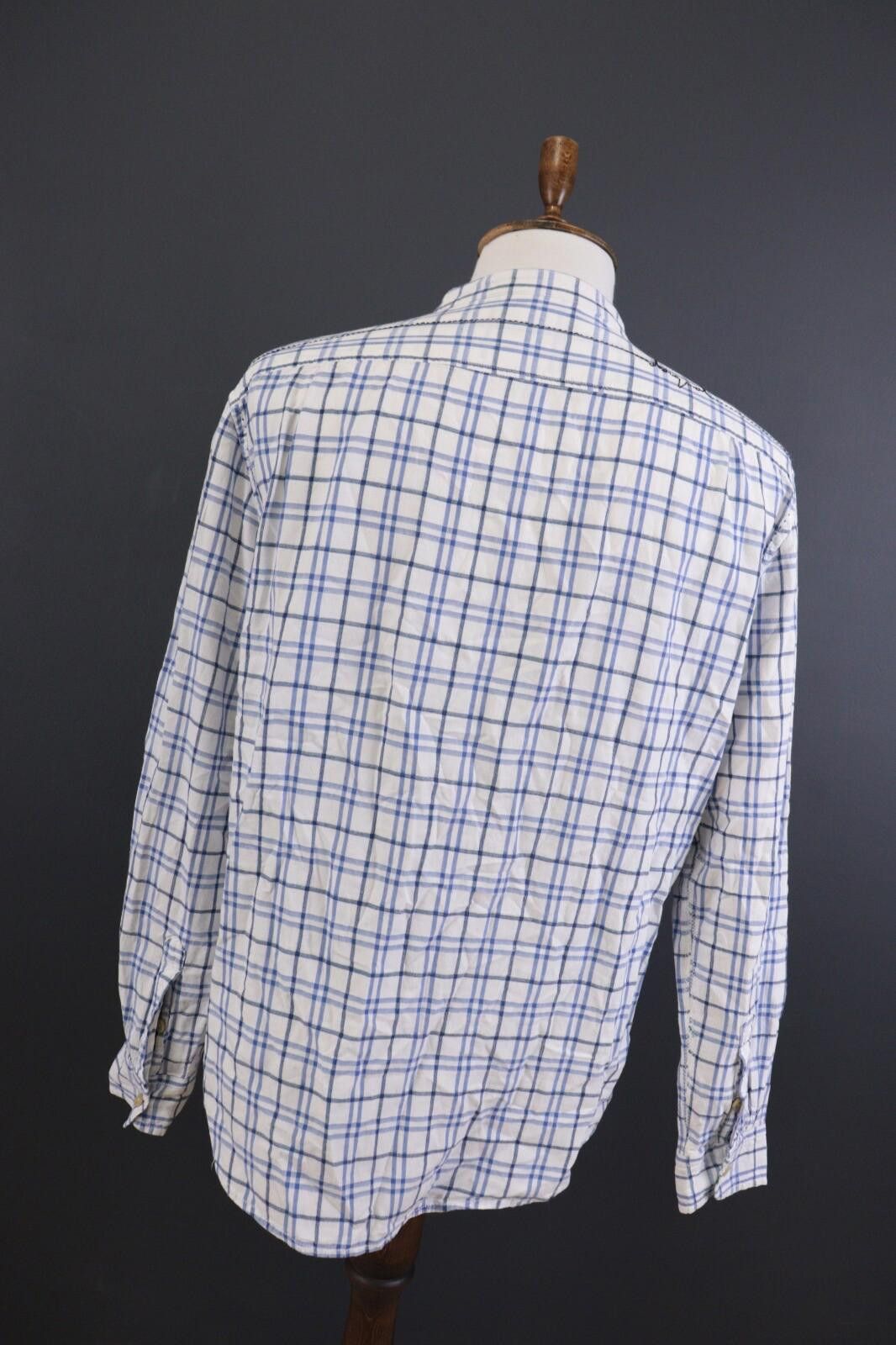 Desigual Desigual Regular Summer Collarless Check Shirt Size 2XL Size US XXL / EU 58 / 5 - 6 Thumbnail