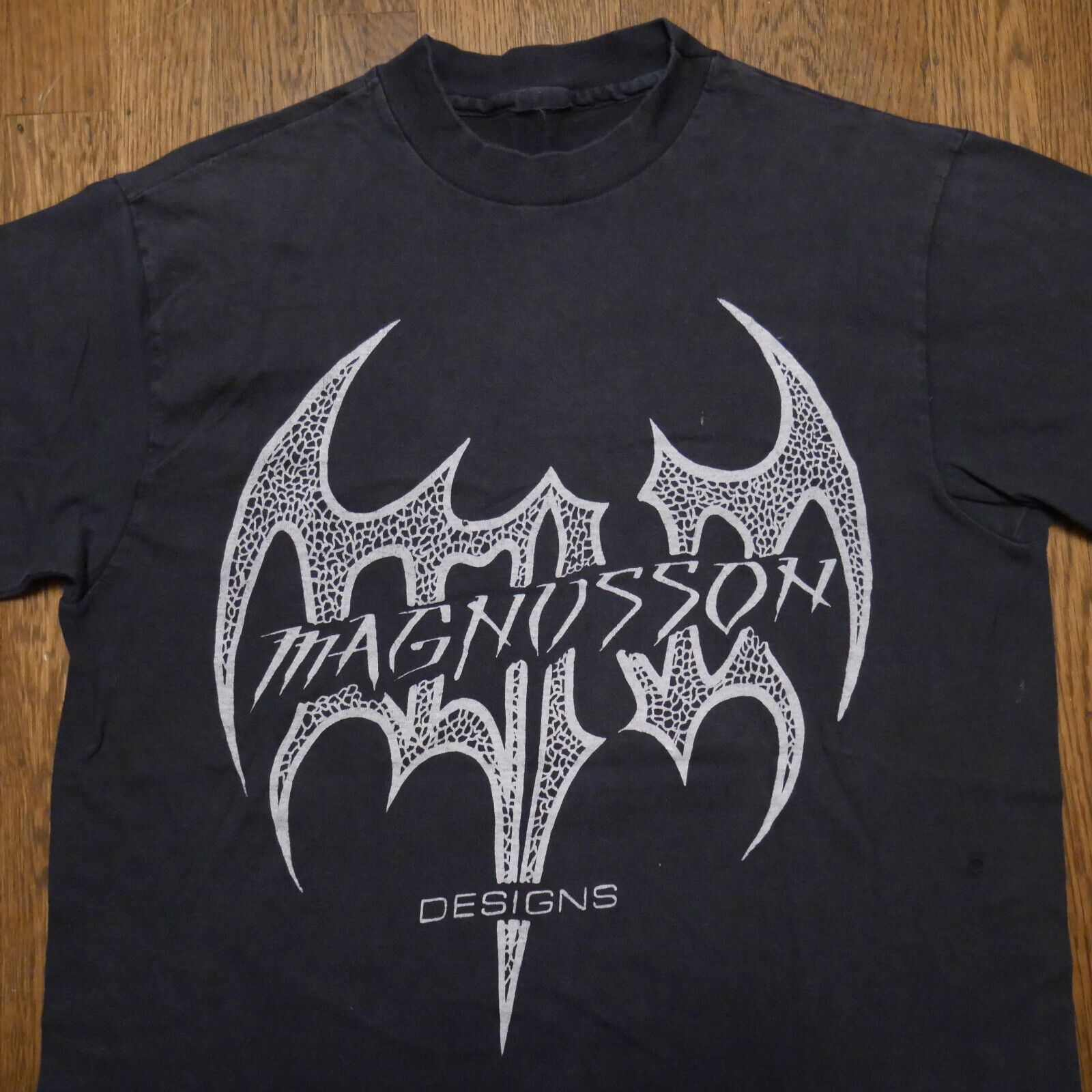 Fruit Of The Loom Vintage 80s MAGNUSSON DESIGNS TONY SKATEBOARD T-SHIRT M Size US M / EU 48-50 / 2 - 2 Thumbnail