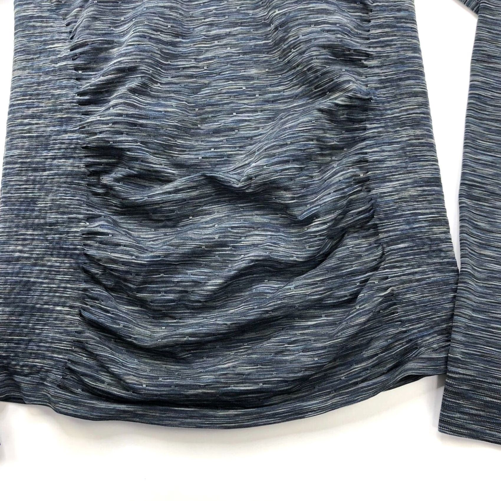 Athleta Athleta Medium Space Dye Women's Long Sleeve Running Training Pullover 103021 Size M / US 6-8 / IT 42-44 - 3 Thumbnail