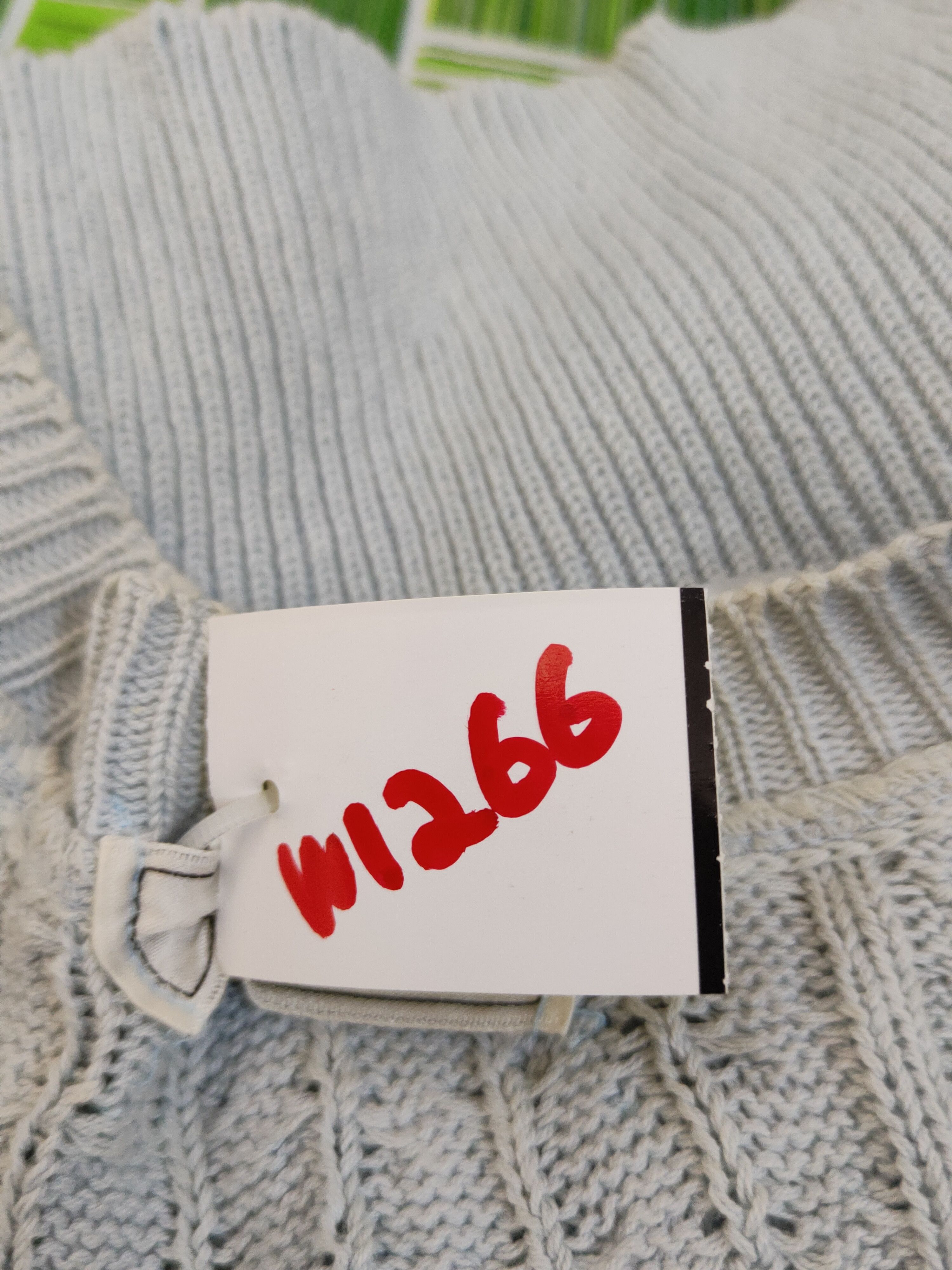 Aran Isles Knitwear × Japanese Brand Liberal Blue Knitwear Cardigan #W1266 Size M / US 6-8 / IT 42-44 - 12 Thumbnail