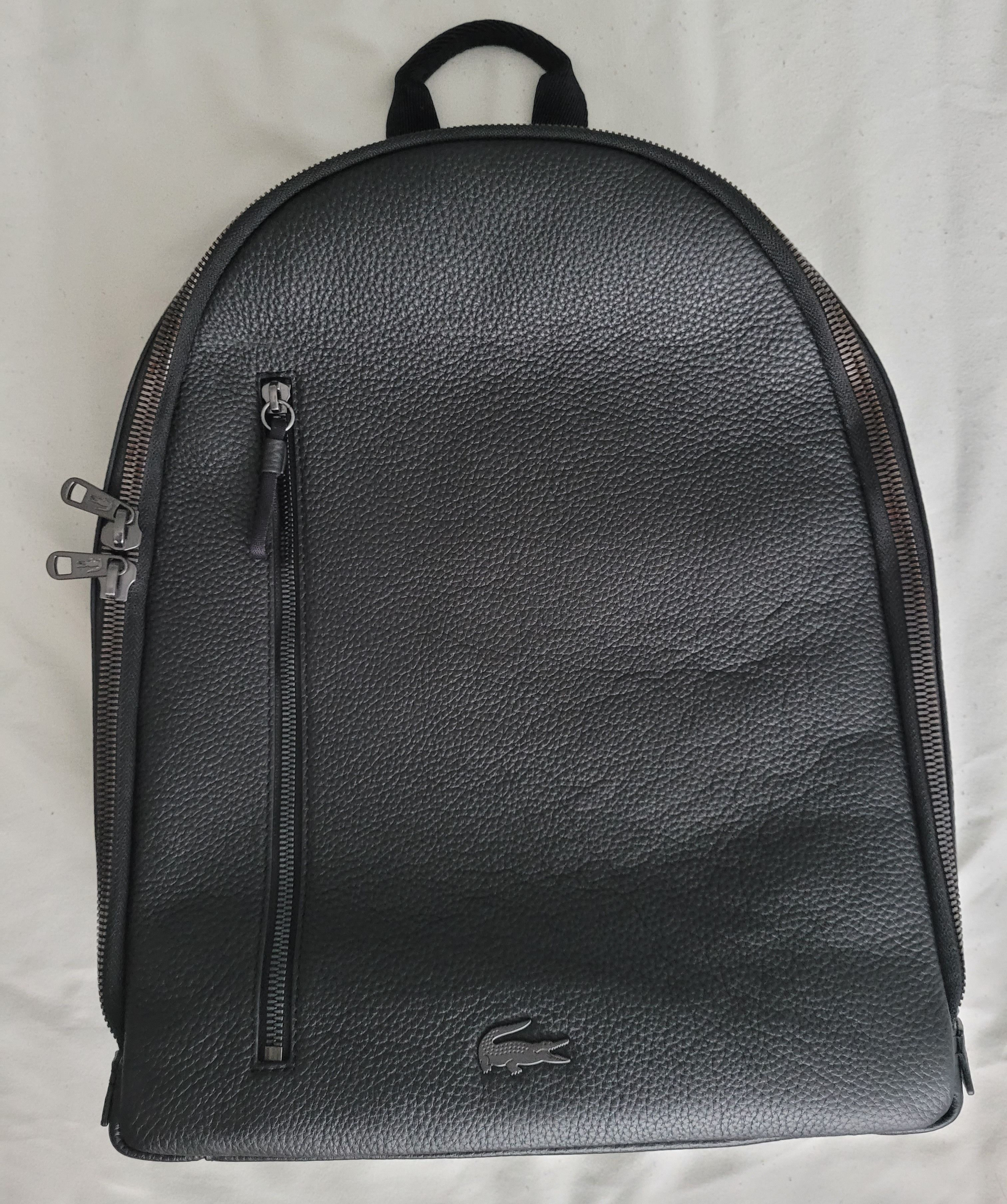 Lacoste Lacoste Real Leather Backpack Size ONE SIZE - 1 Thumbnail